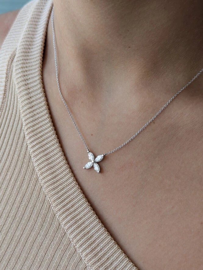 The Lisa Leaf Silver Necklace