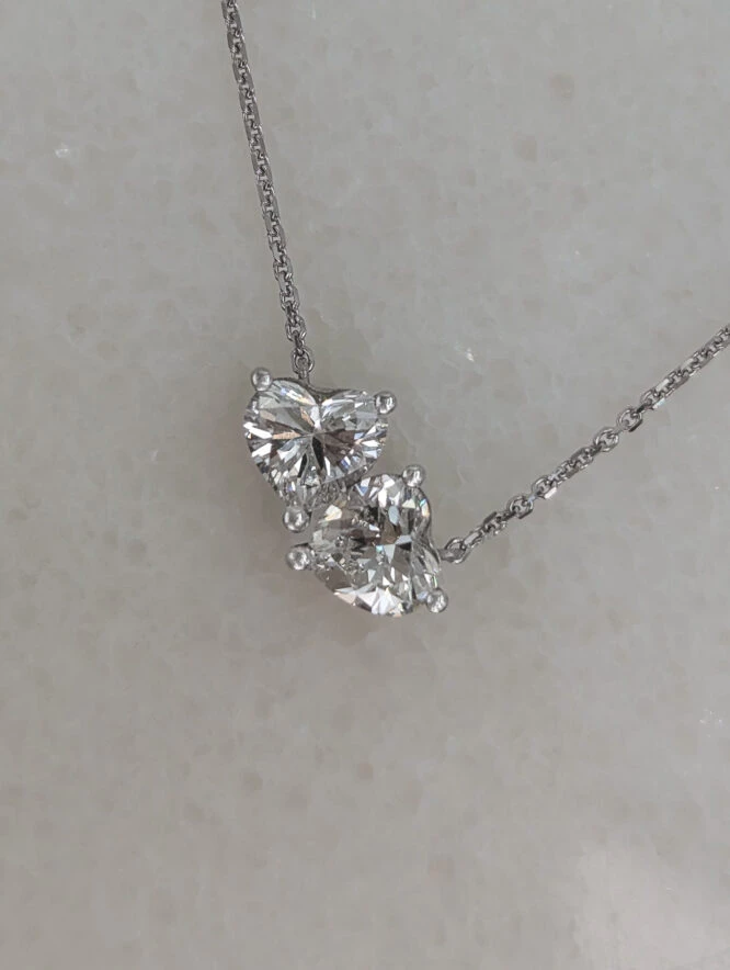 The Heart Sia Silver Necklace