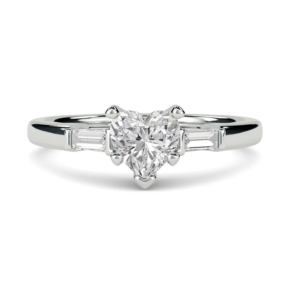 The Her Favorite Heart Silver Ring 
