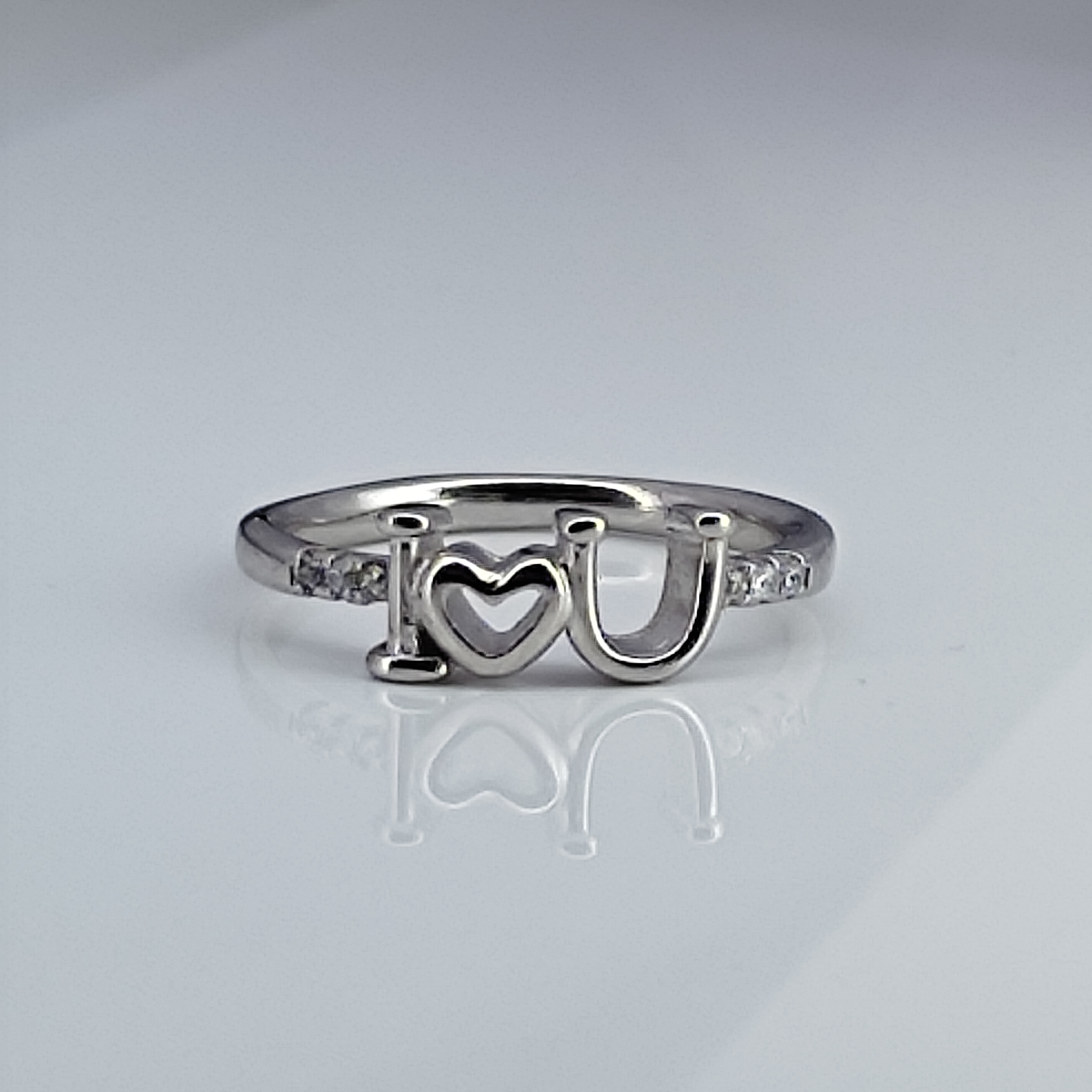 The I Love You Silver Ring 