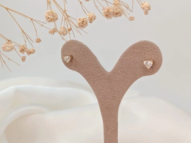 The Heart Golden Earrings 