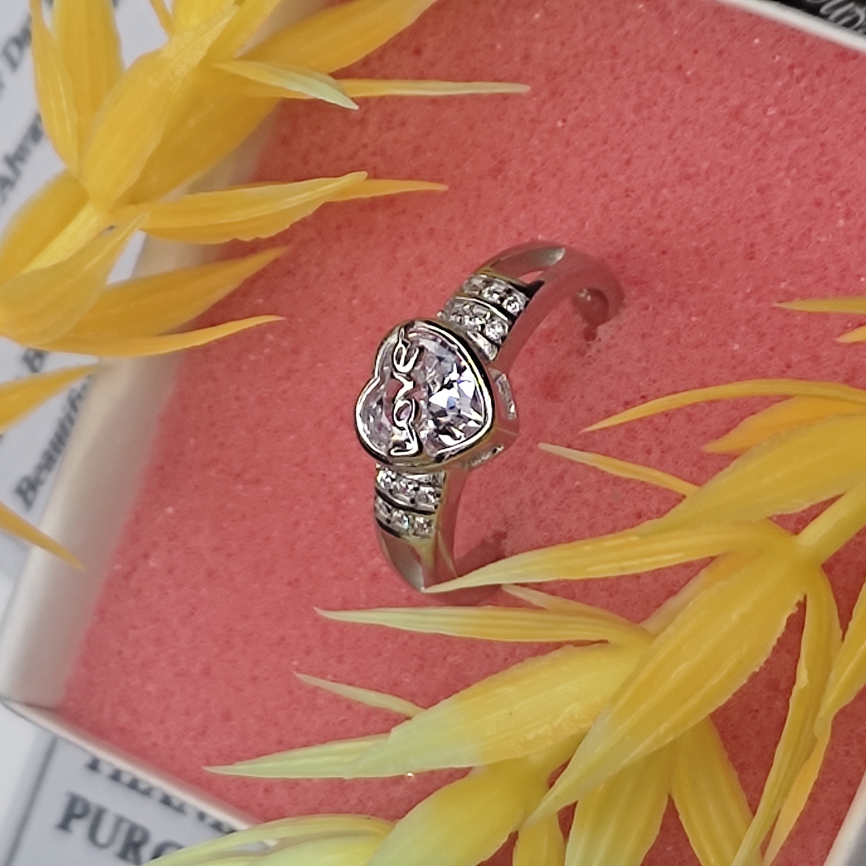 The Lina Heart Silver Ring 