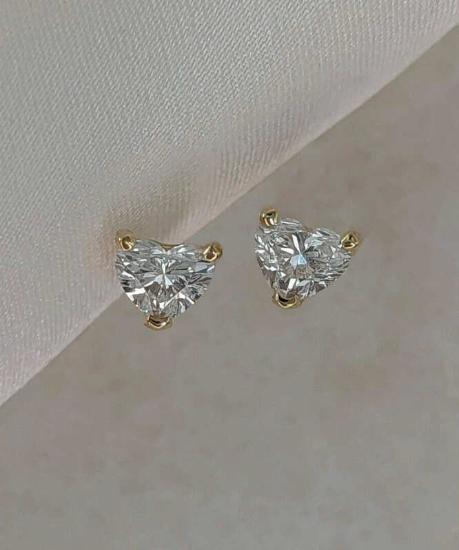The Heart Golden Earrings 