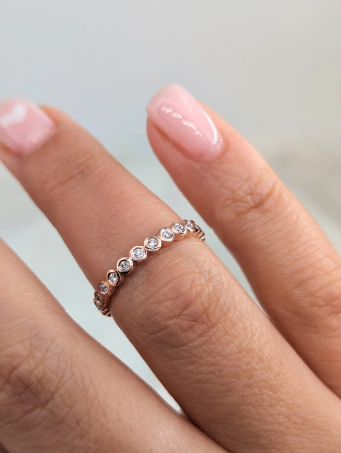 The Anna Rose Gold Eternity Band 