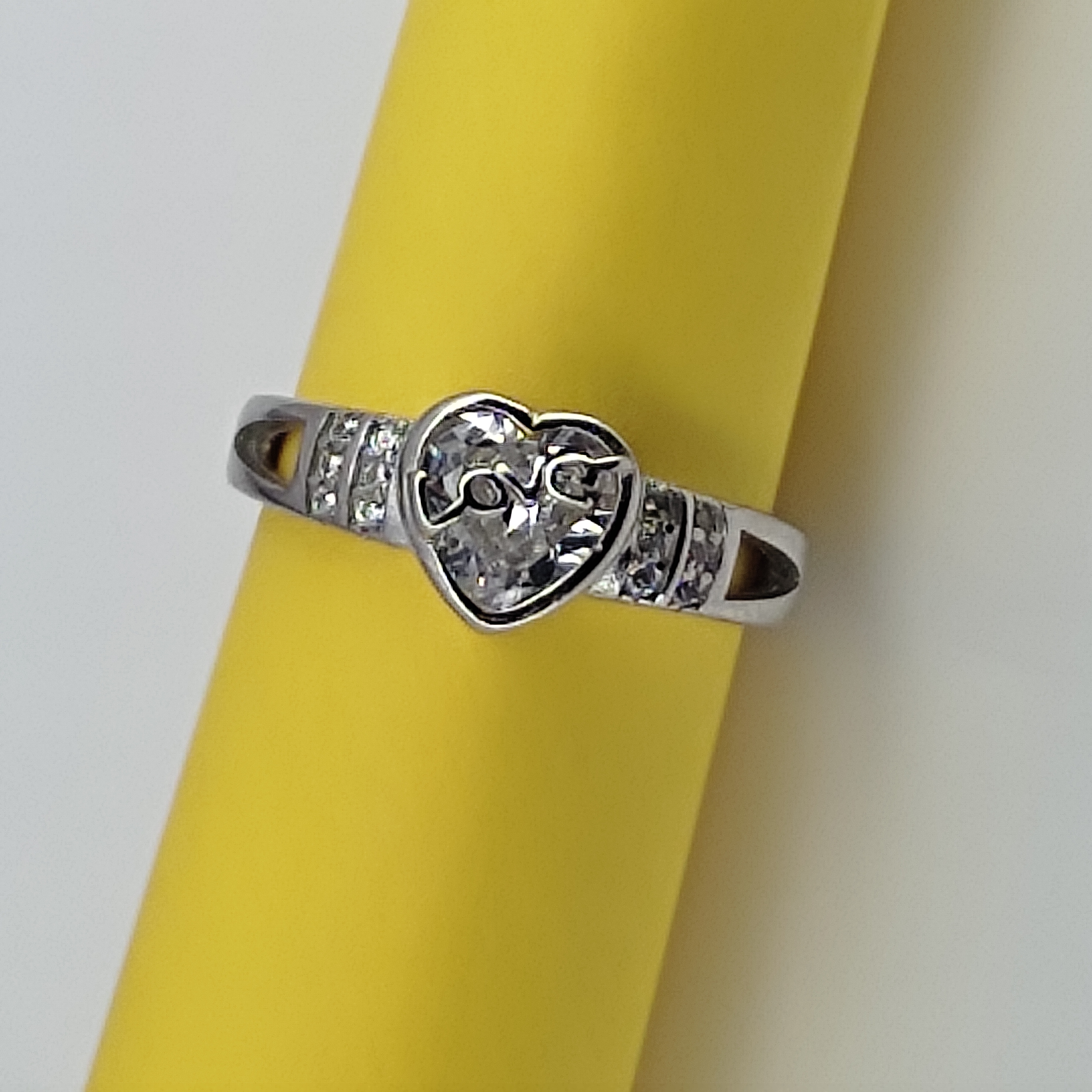 The Lina Heart Silver Ring 