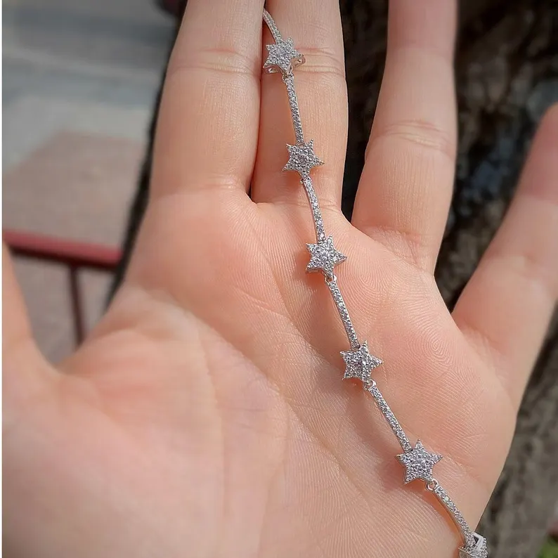 The Bling Star Silver Bracelet 