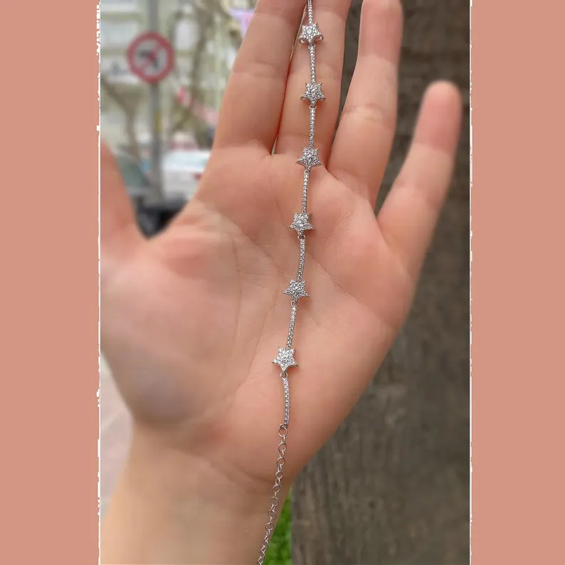 The Bling Star Silver Bracelet 