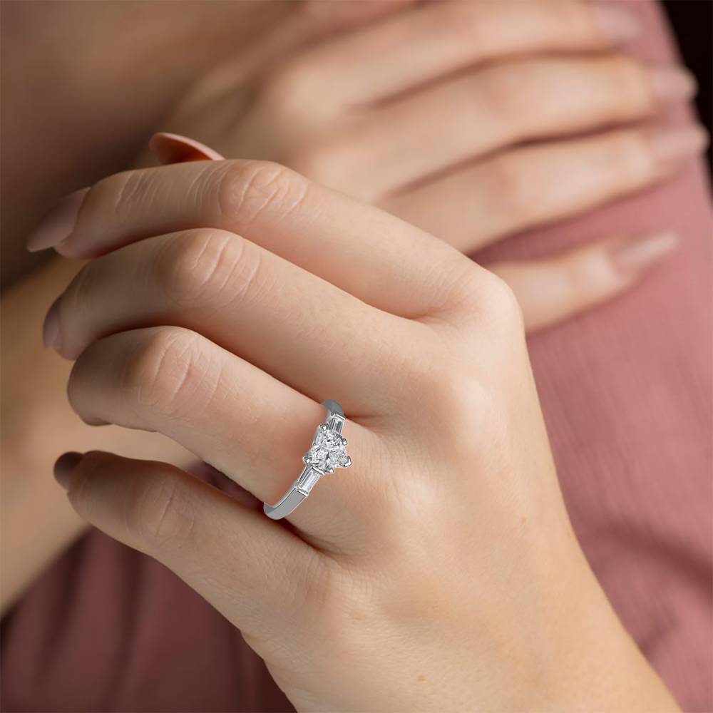 The Her Favorite Heart Silver Ring 