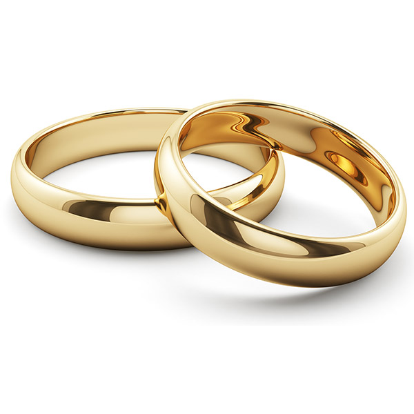 The Gracie Golden Couple Rings 
