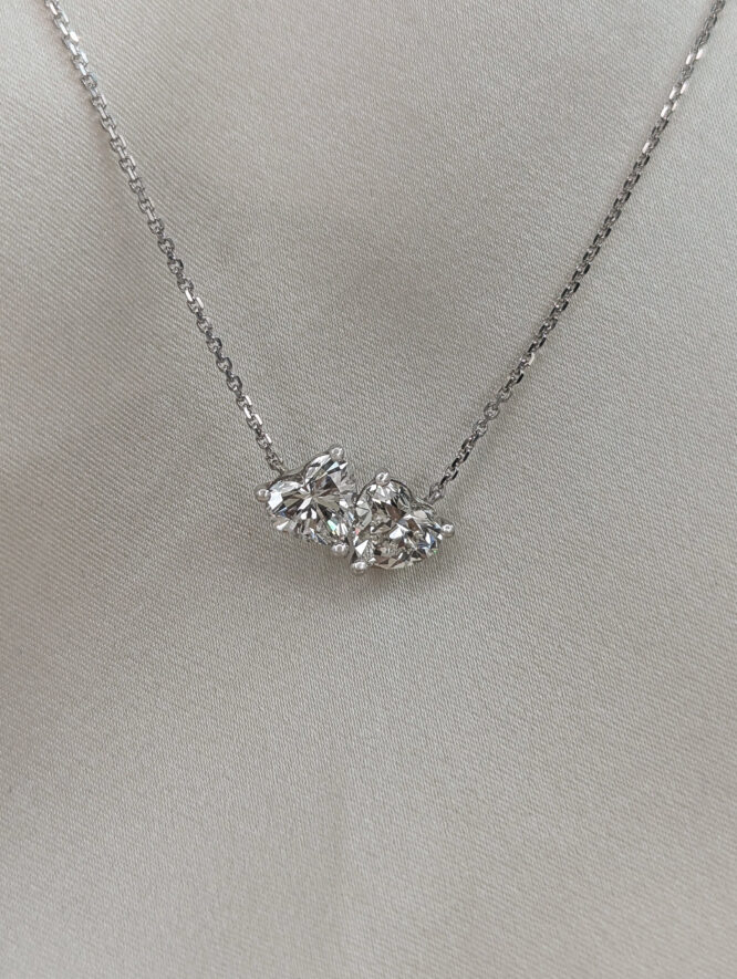 The Heart Sia Silver Necklace