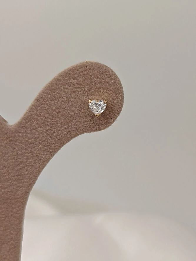 The Heart Golden Earrings 