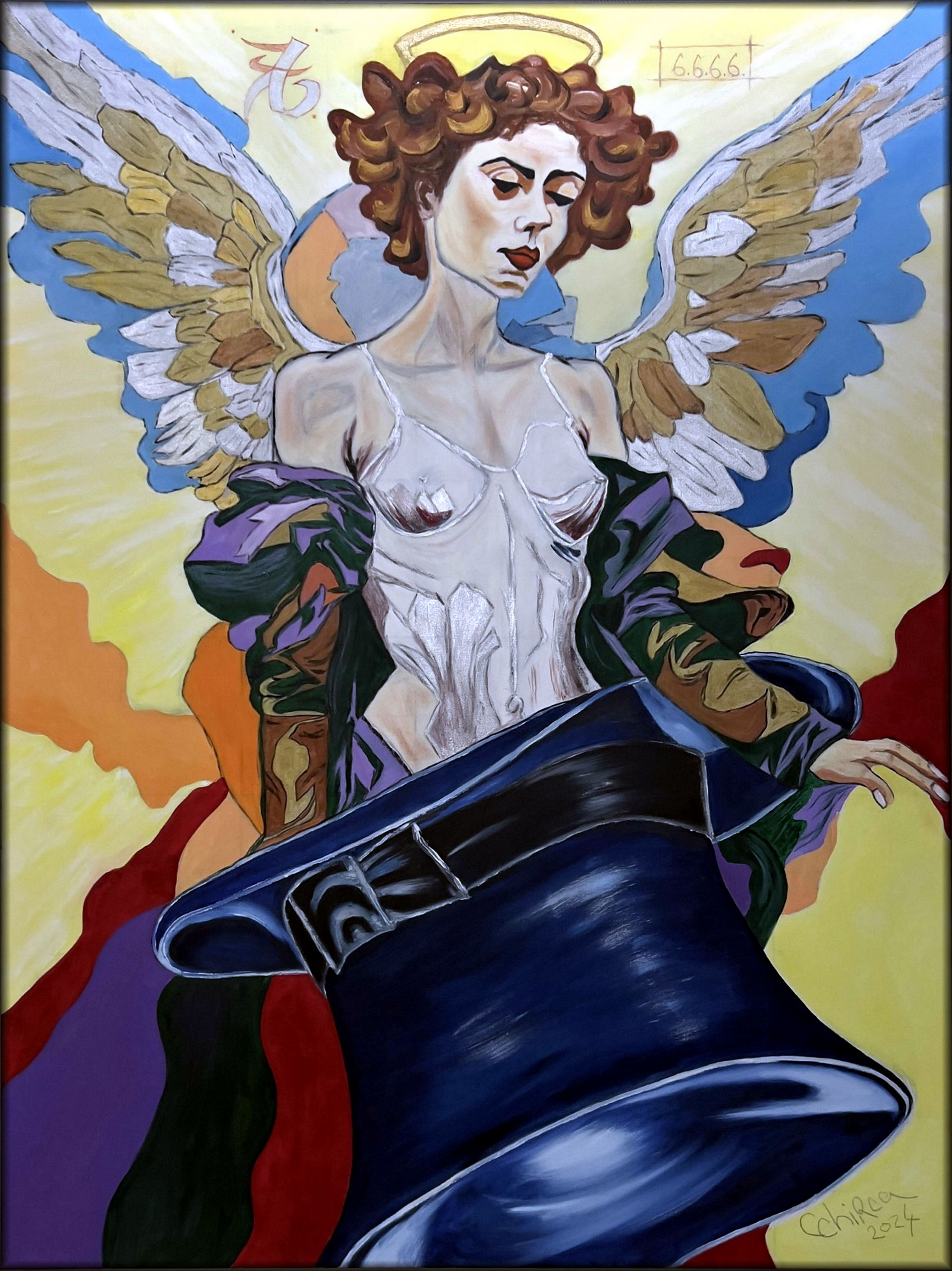 MIRAGE OF LOVE'S GUARDIAN Oil Painting (2024)