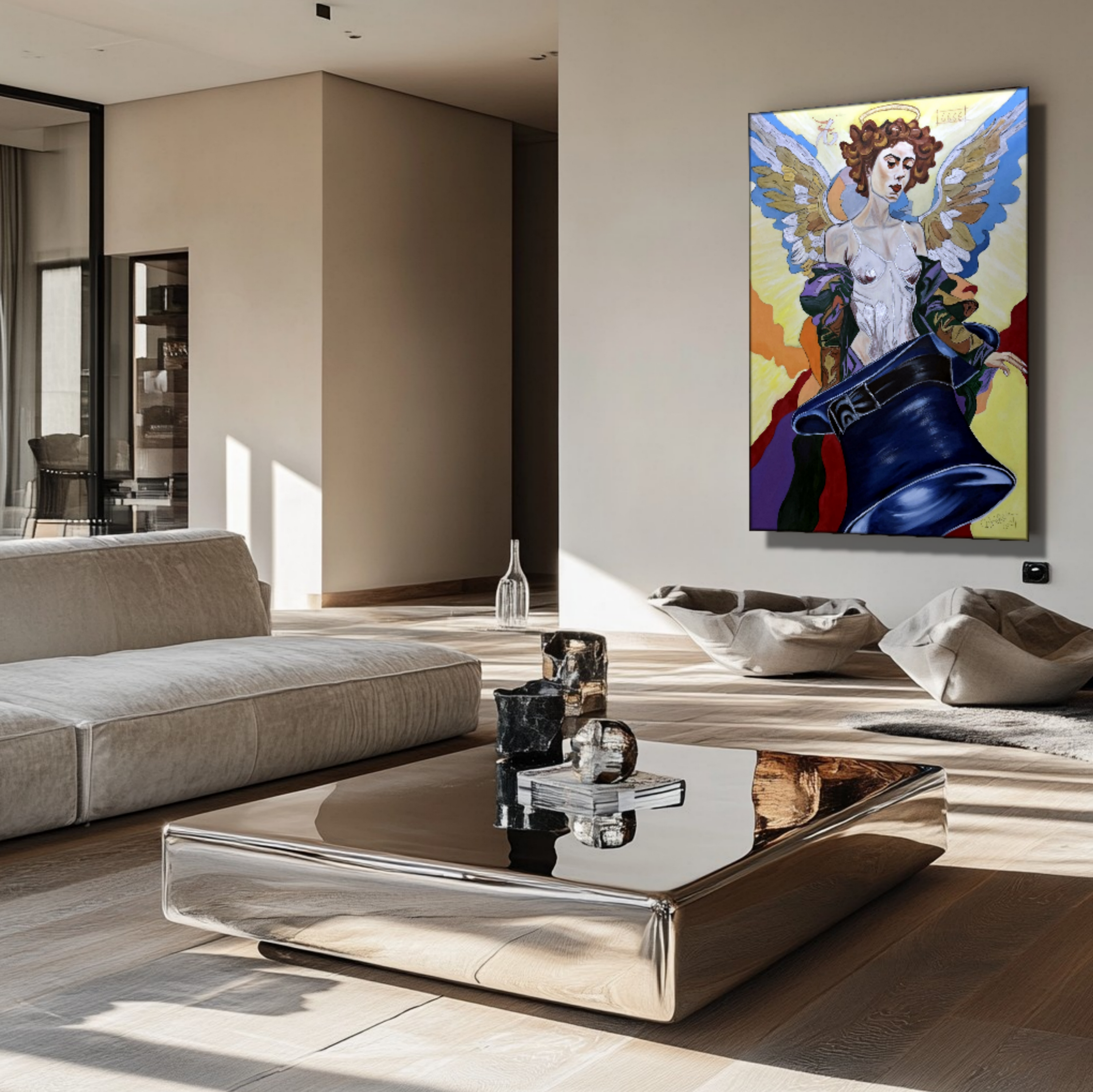 MIRAGE OF LOVE'S GUARDIAN Oil Painting (2024)
