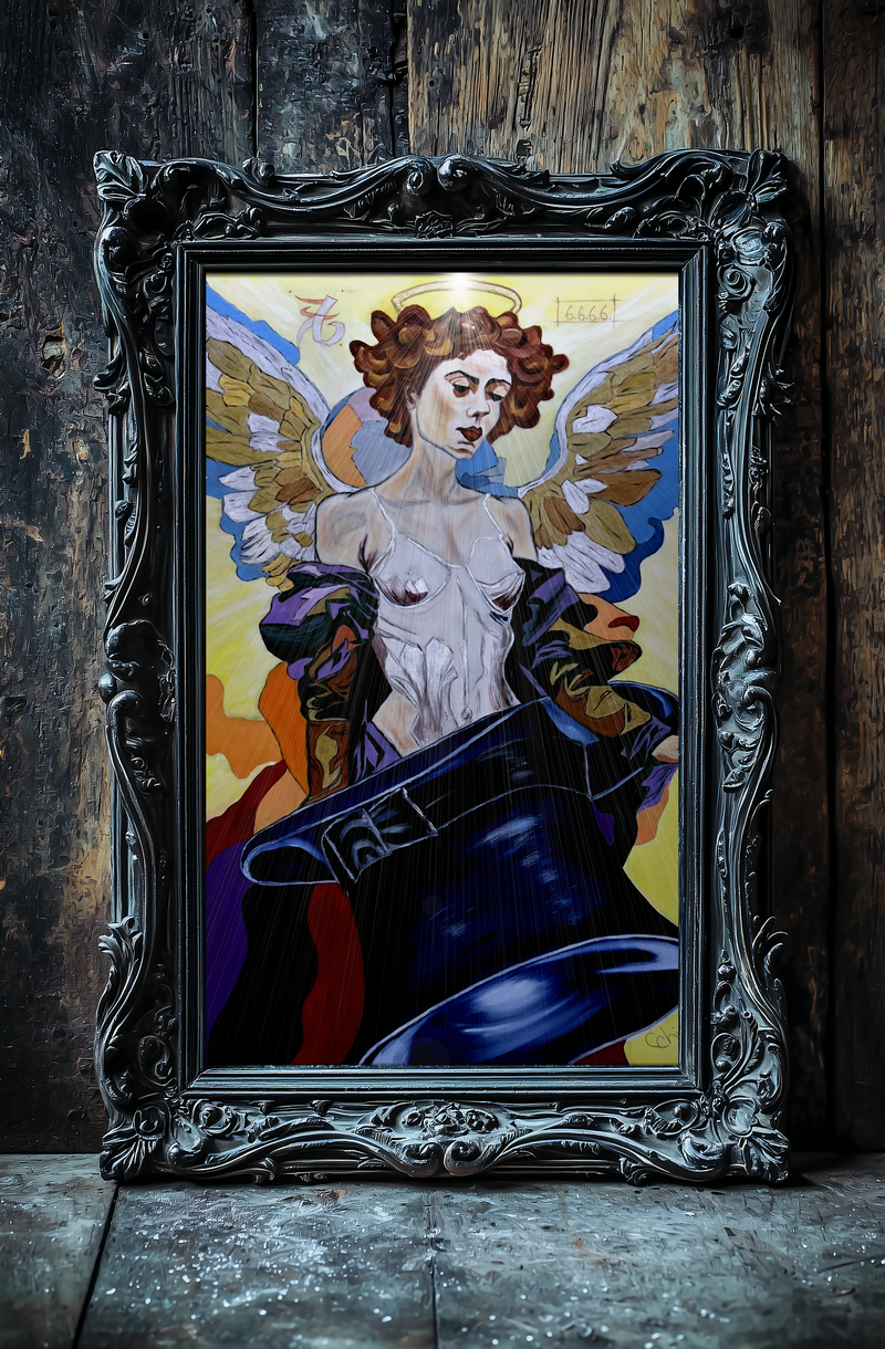 MIRAGE OF LOVE'S GUARDIAN Oil Painting (2024)