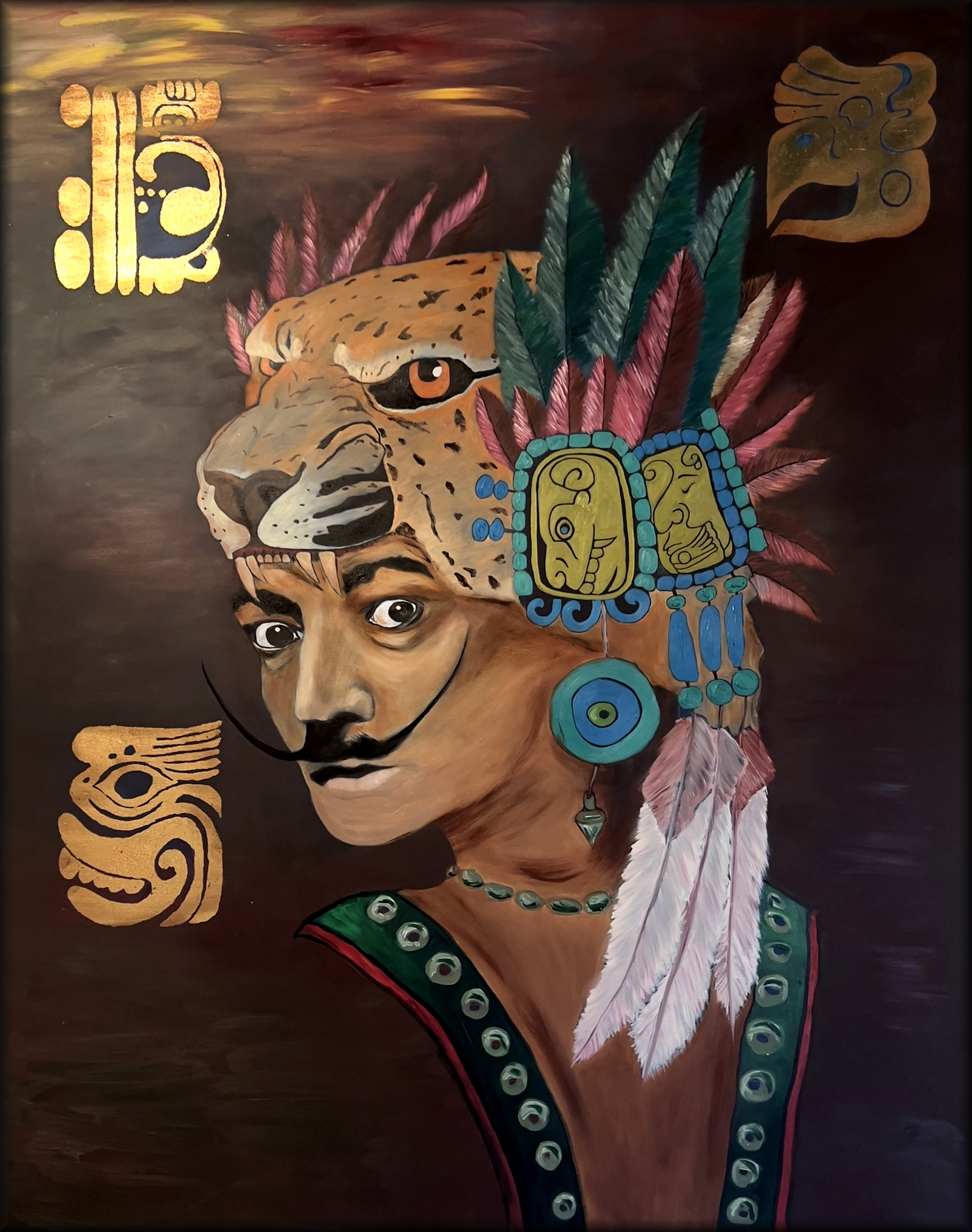 THE NEW & OLD AZTEC Oil Painting (2022)
