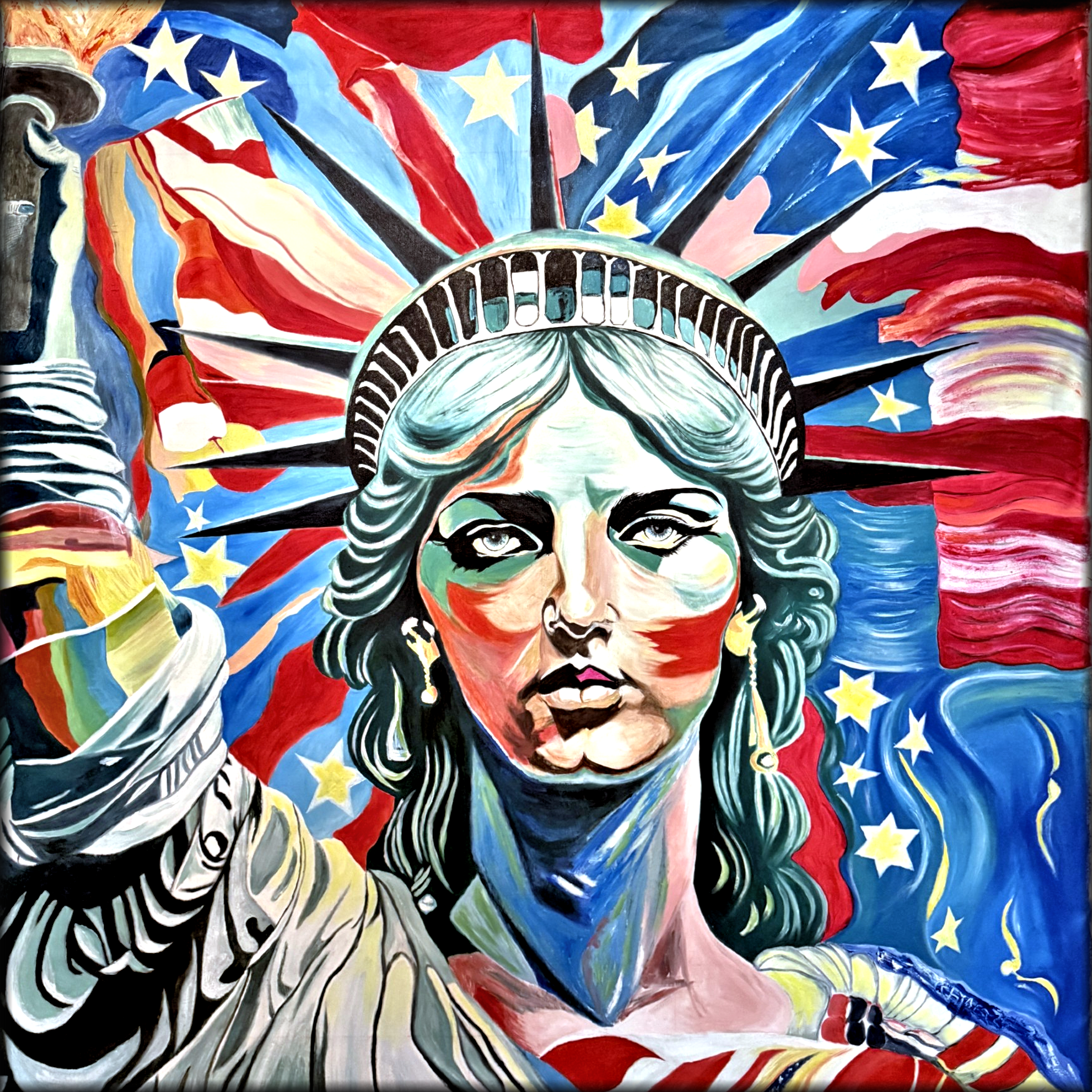 Empress Of Freedom Oil Painting (2025)