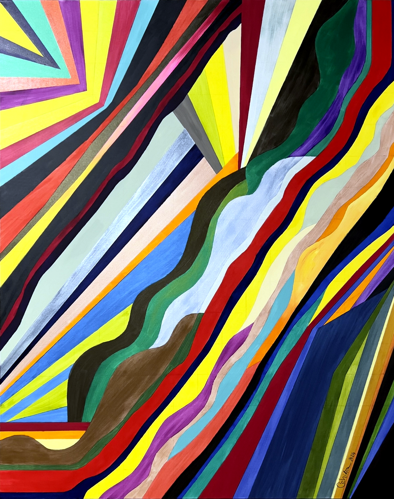 Abstract Geometric Painting (2024)