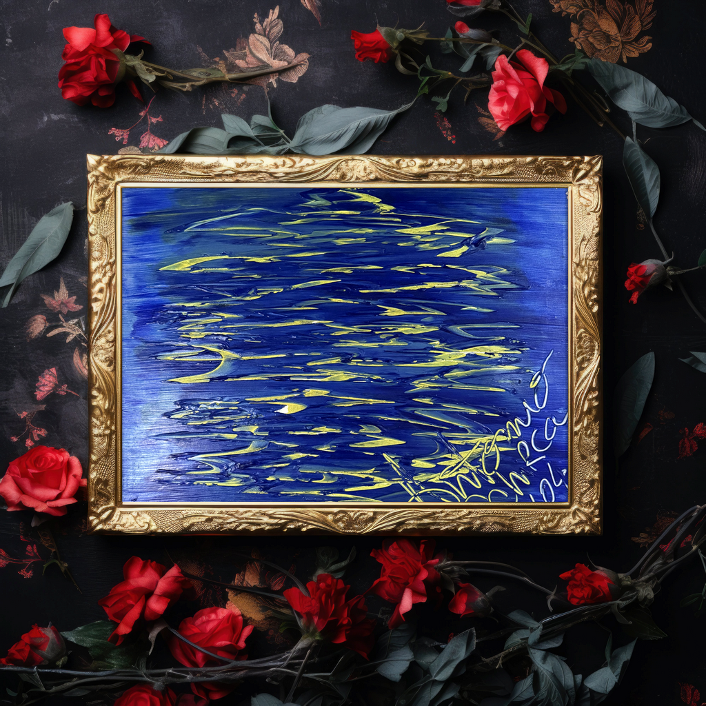 The Yellow Sun Oil Painting (2004)