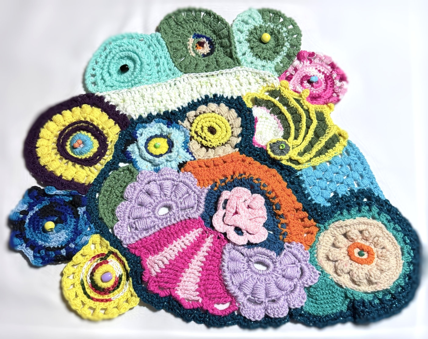 Handmade Crochet ArtWork ( 20 x 22)
