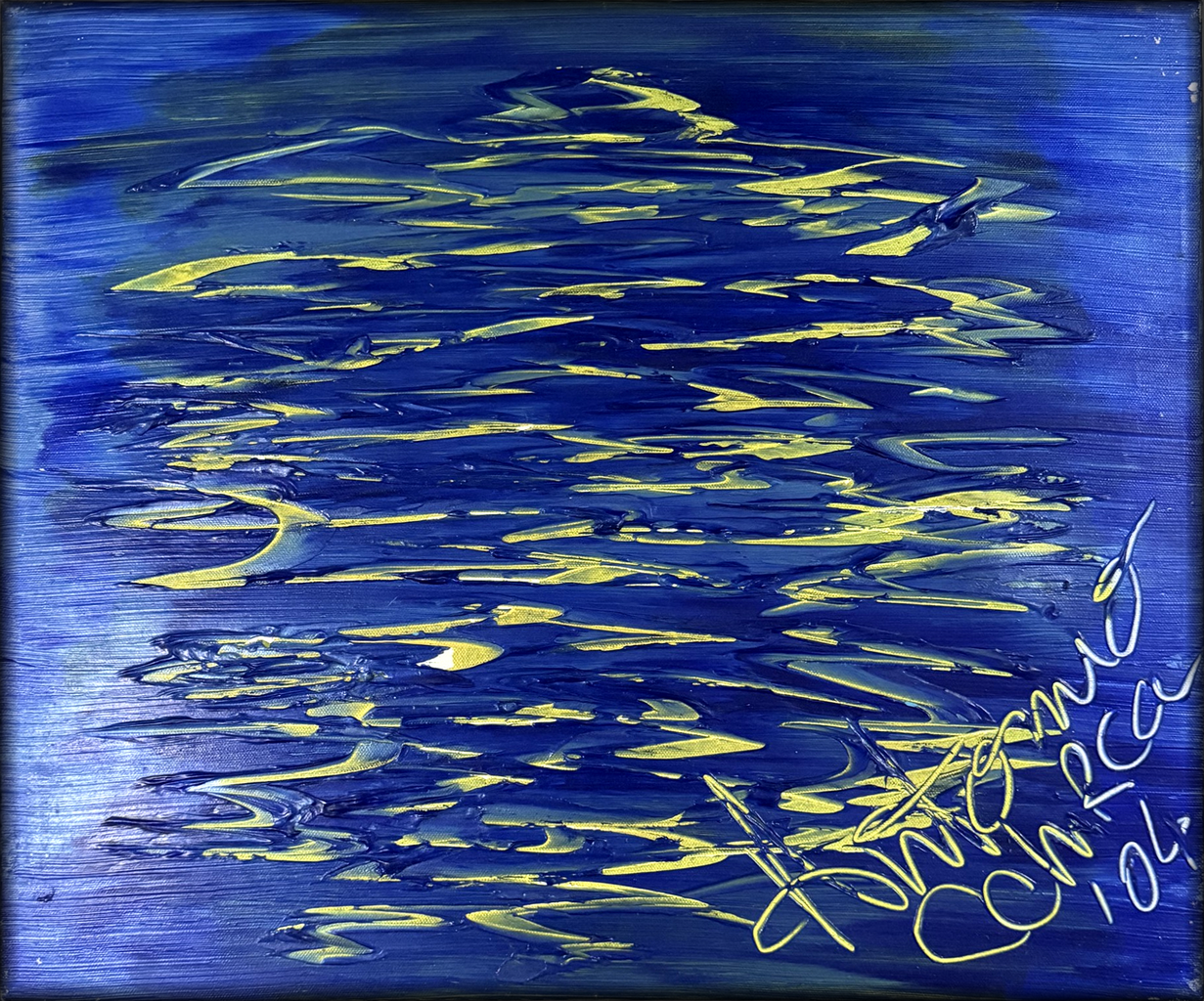 The Yellow Sun Oil Painting (2004)