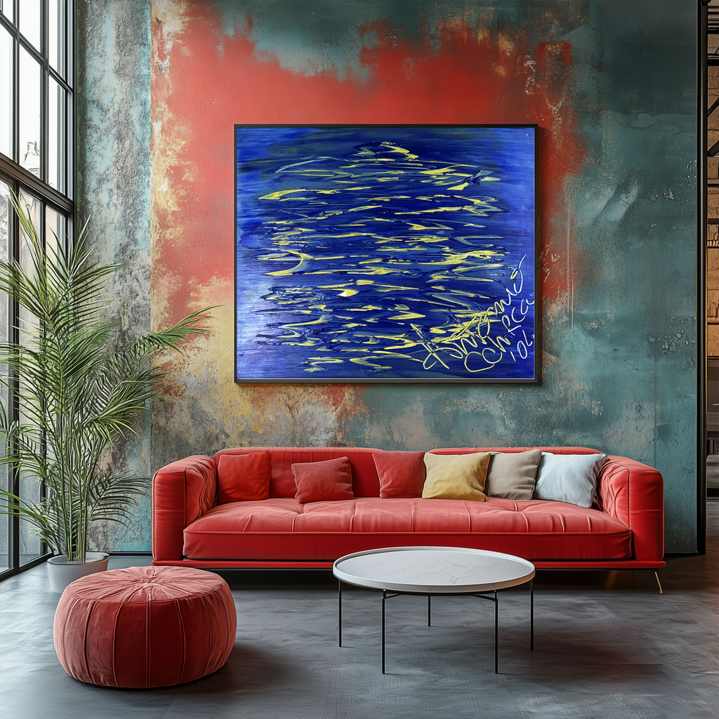 The Yellow Sun Oil Painting (2004)