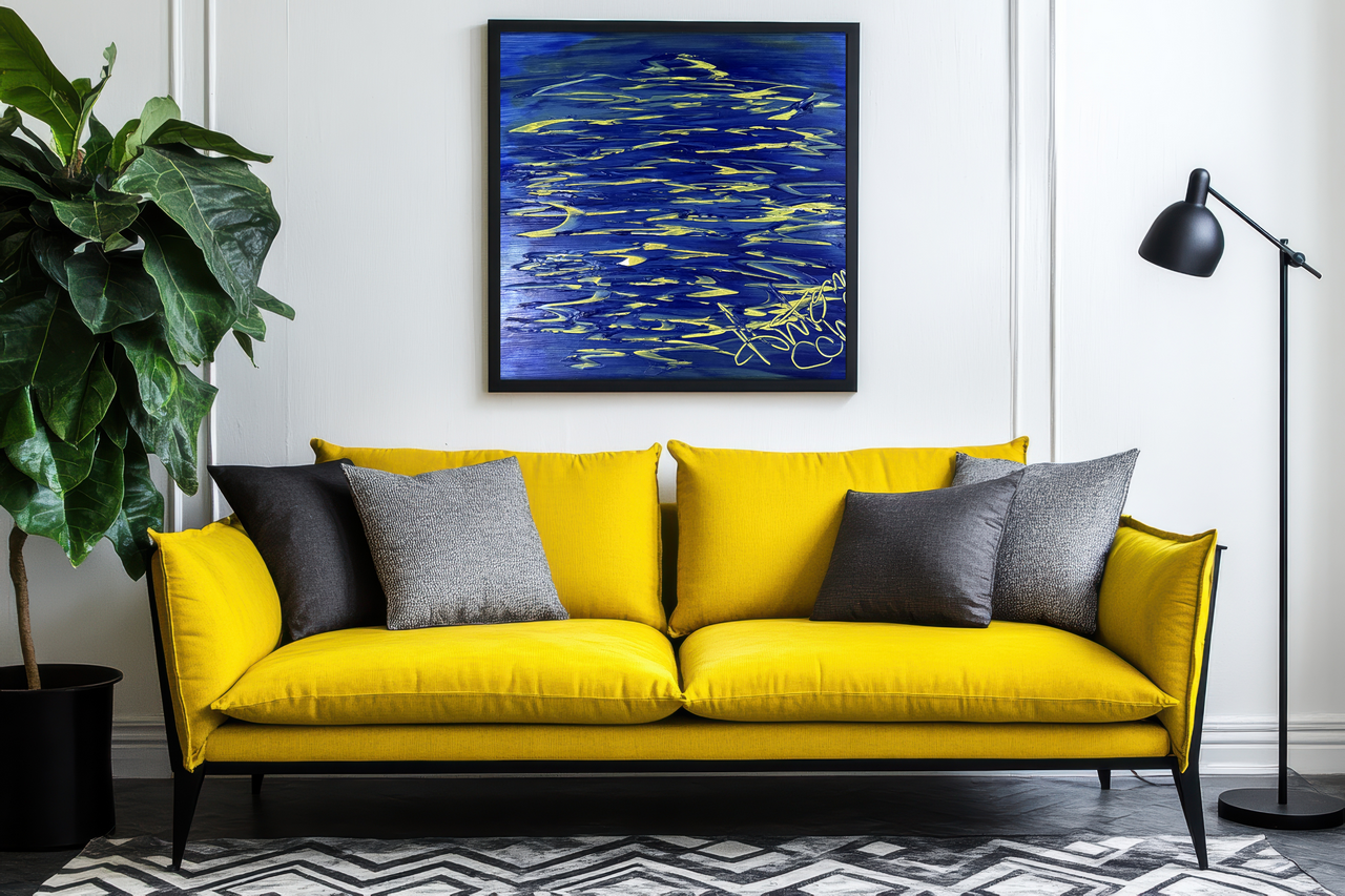 The Yellow Sun Oil Painting (2004)