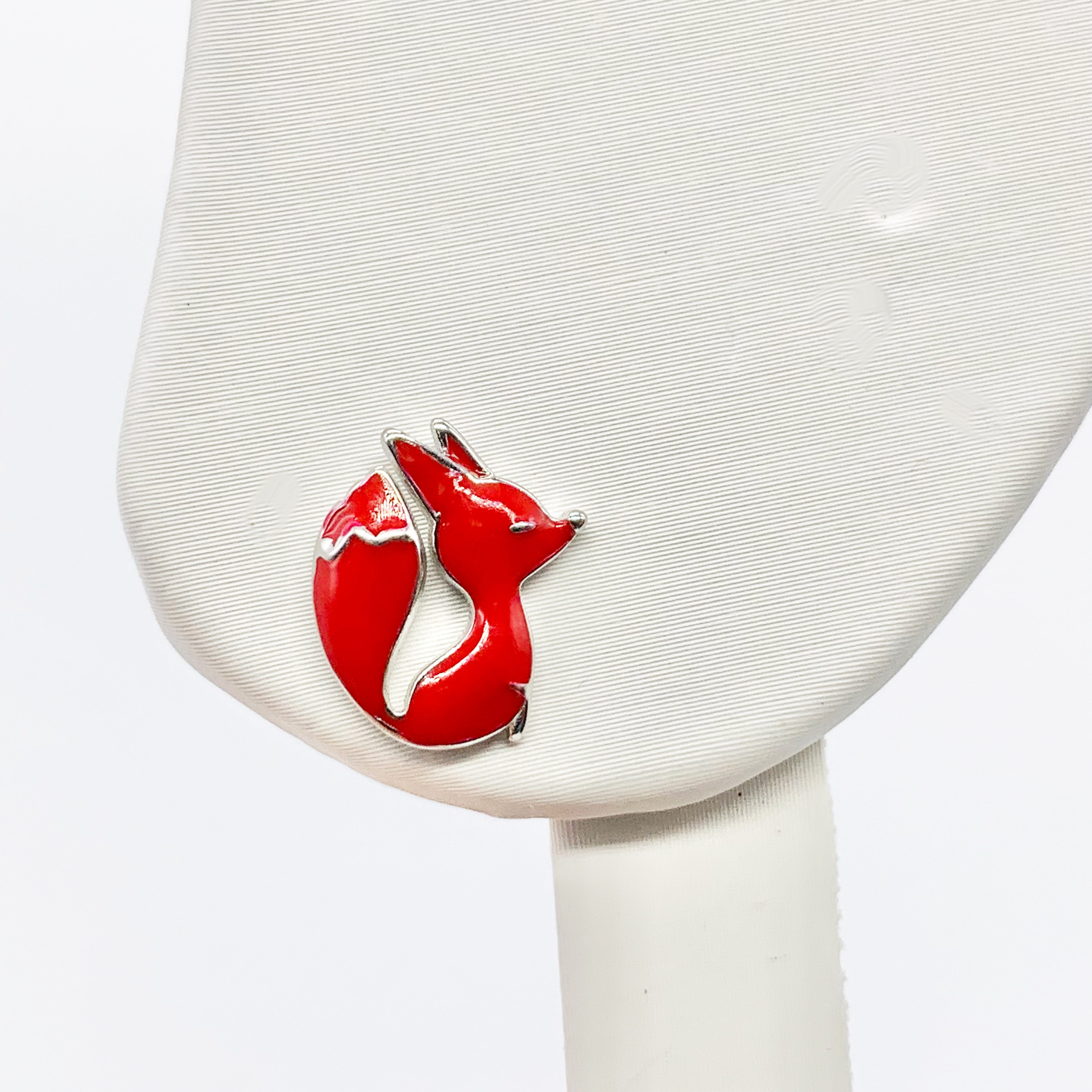 Red Fox Earrings-Premium Real S925 Sterling Silver