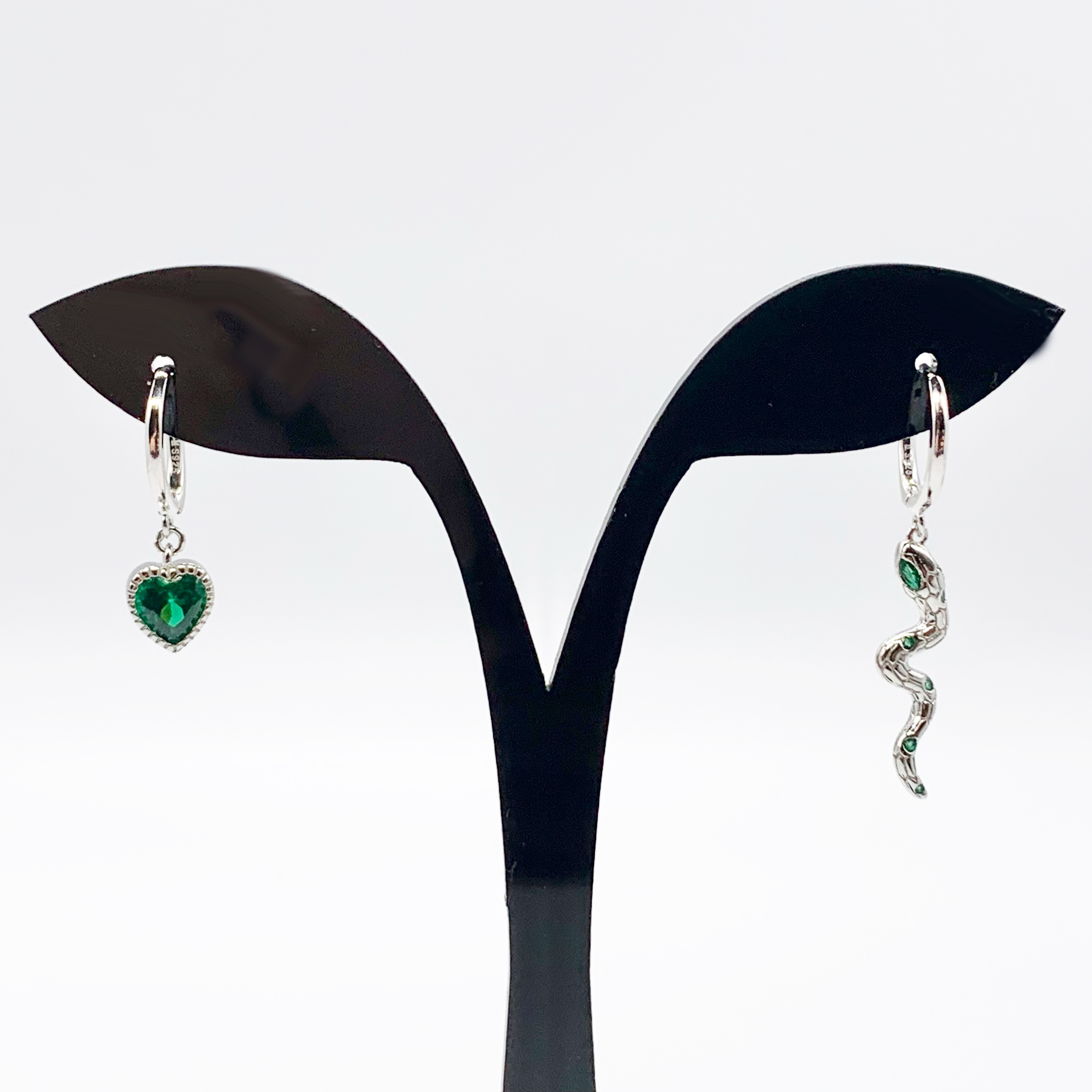 Snake Lovers Earrings- Premium Real S925 Sterling Silver 