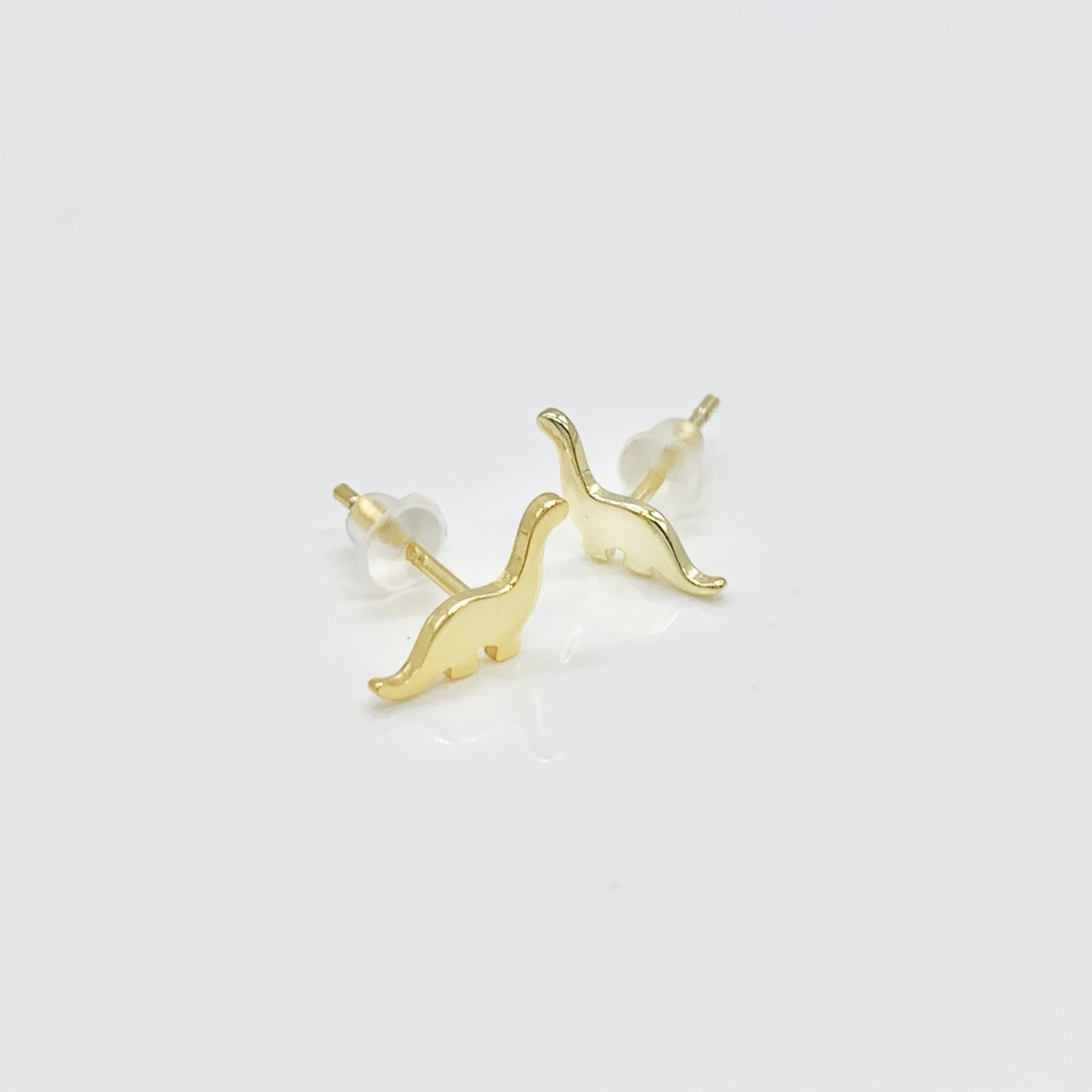 Dinosaur Earrings-Premium Real Silver S925