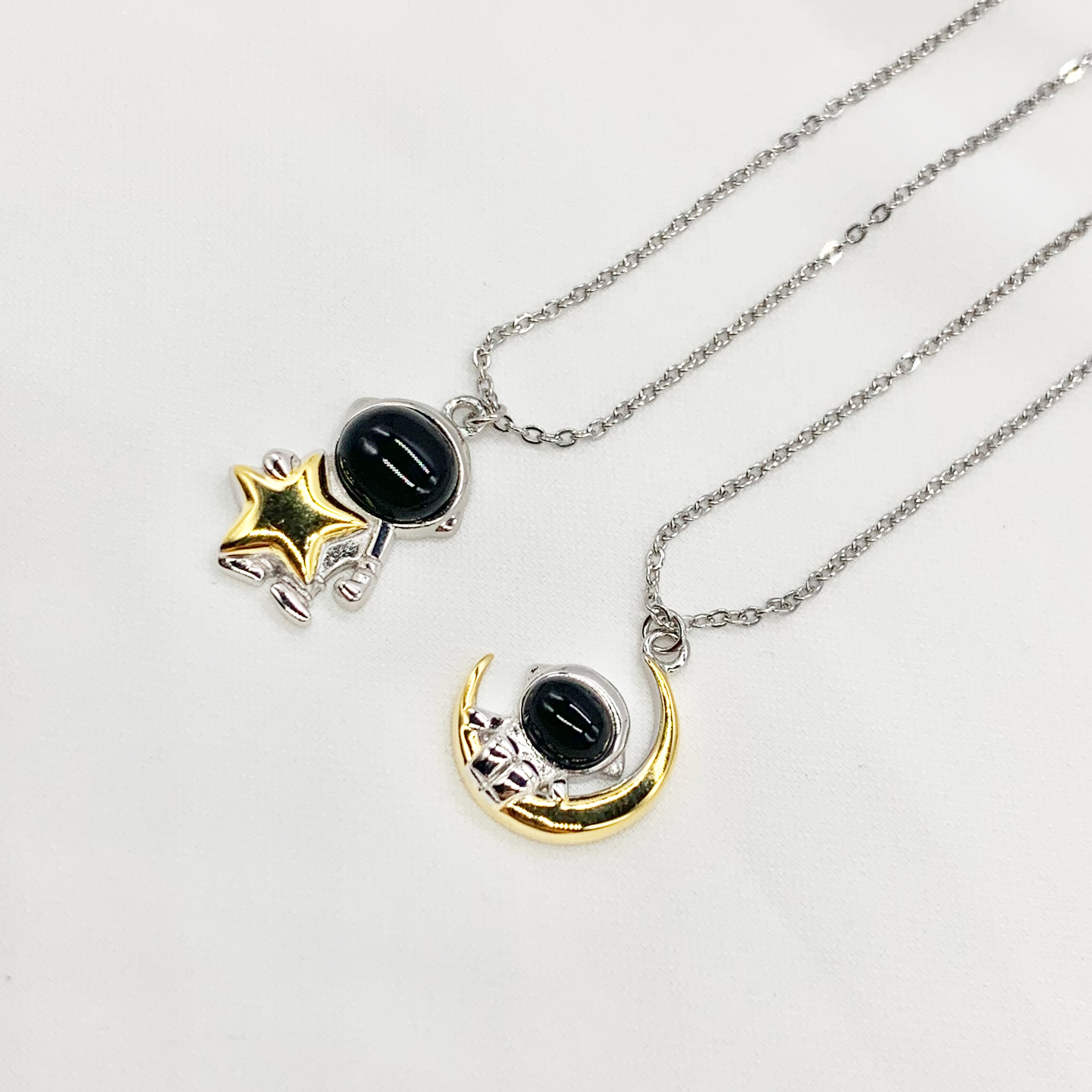 Astronaut-Nasa-Space Necklace-Premium Real Silver S925