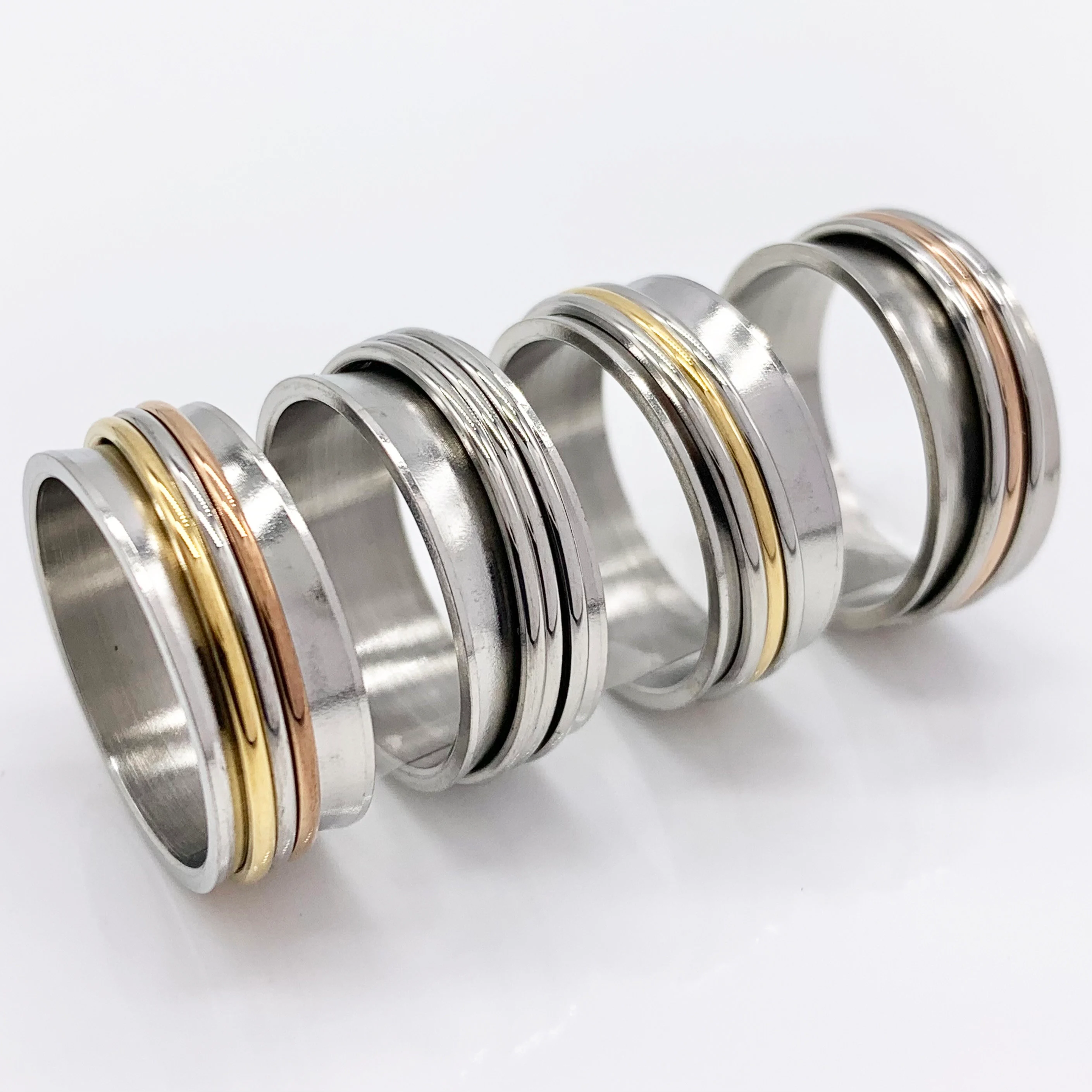 Wide Fidget Spinner Ring 