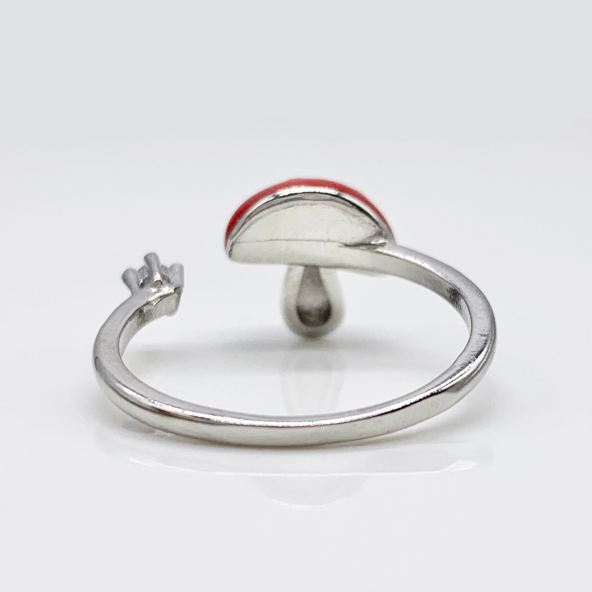 Adjustable Mushroom-Premium Real S925 Sterling Silver Ring