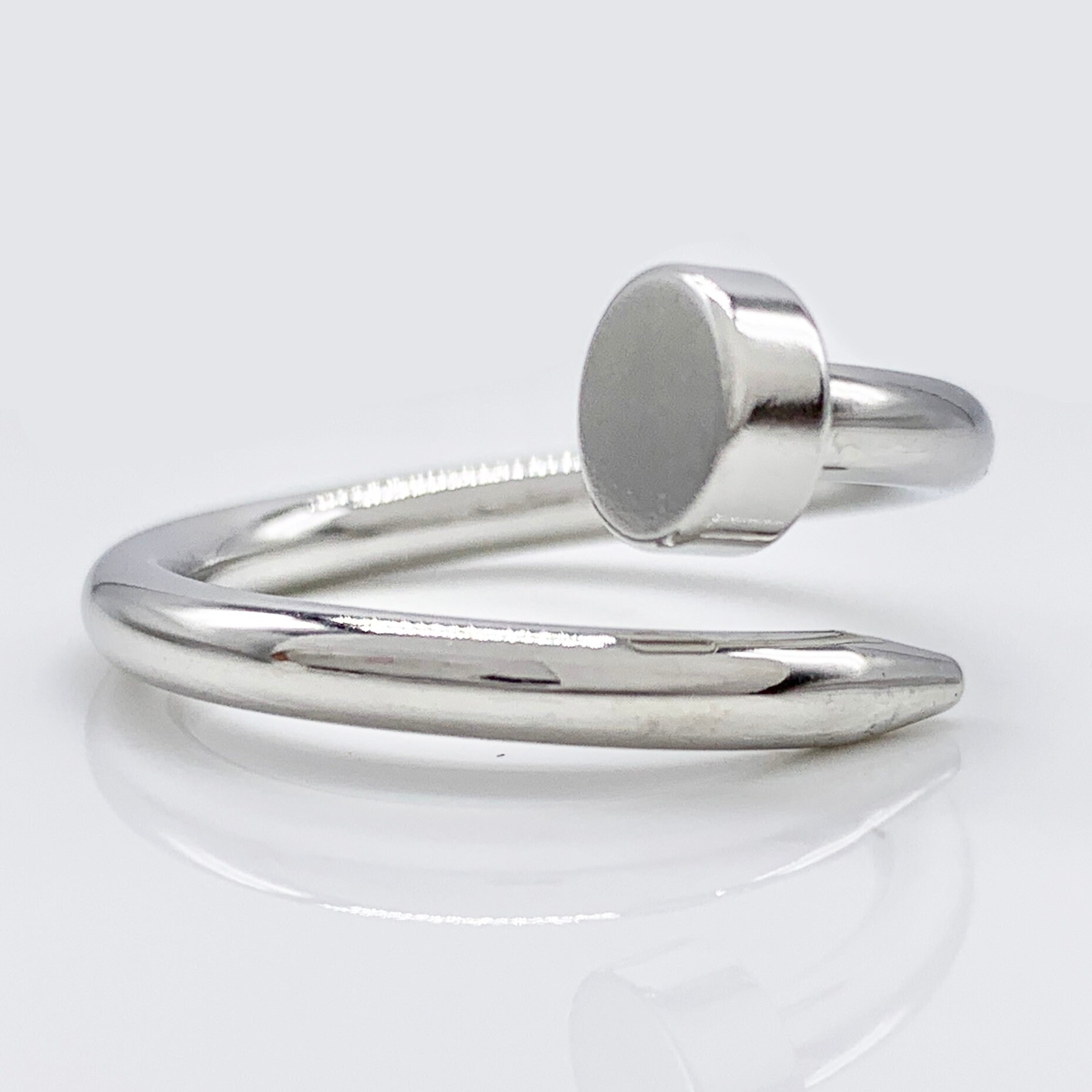  Geometric Gold /Silver/Rose Gold Minimalist Nail Signet Ring