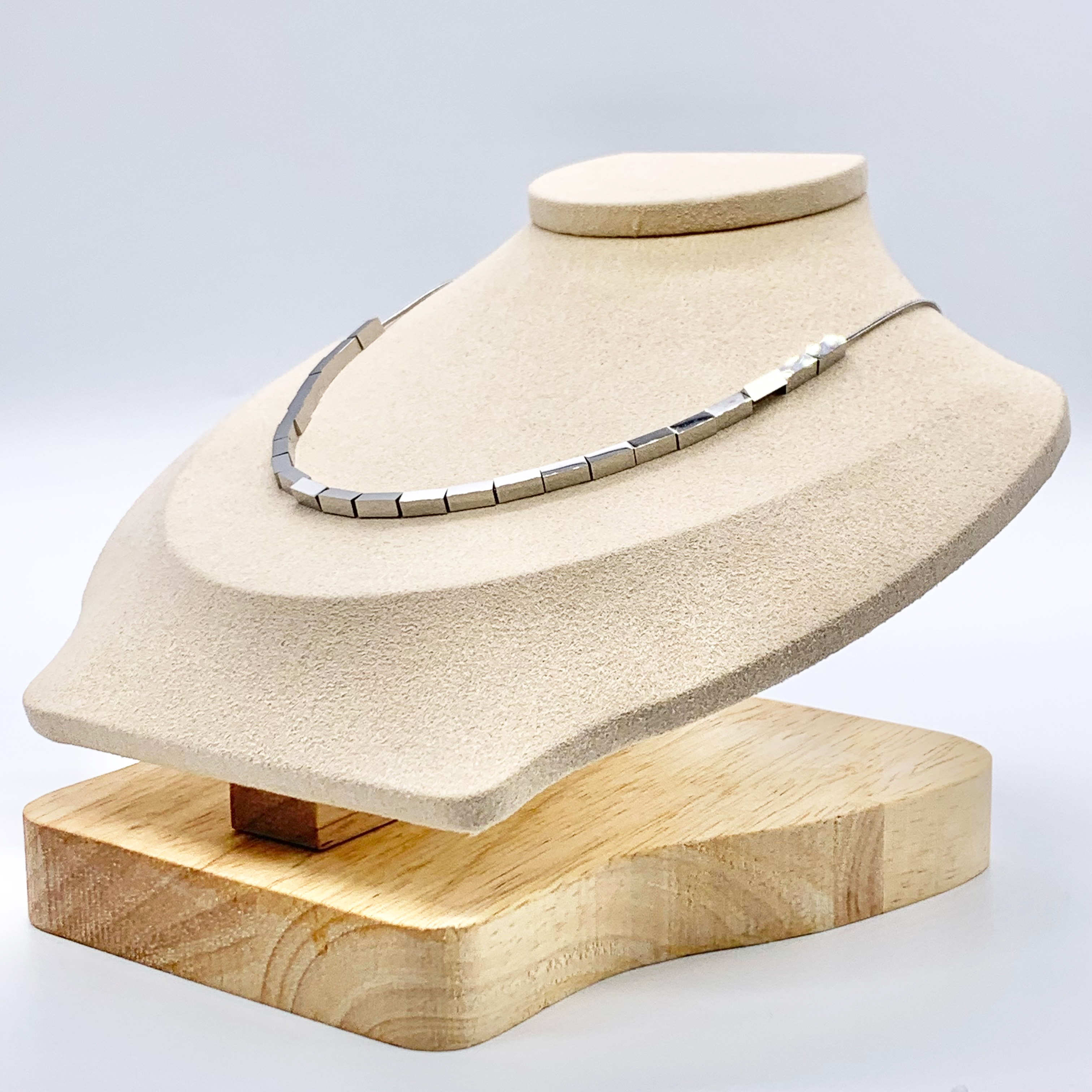 Unique Rectangle Beaded Necklace-High Quality Stainless Steel 