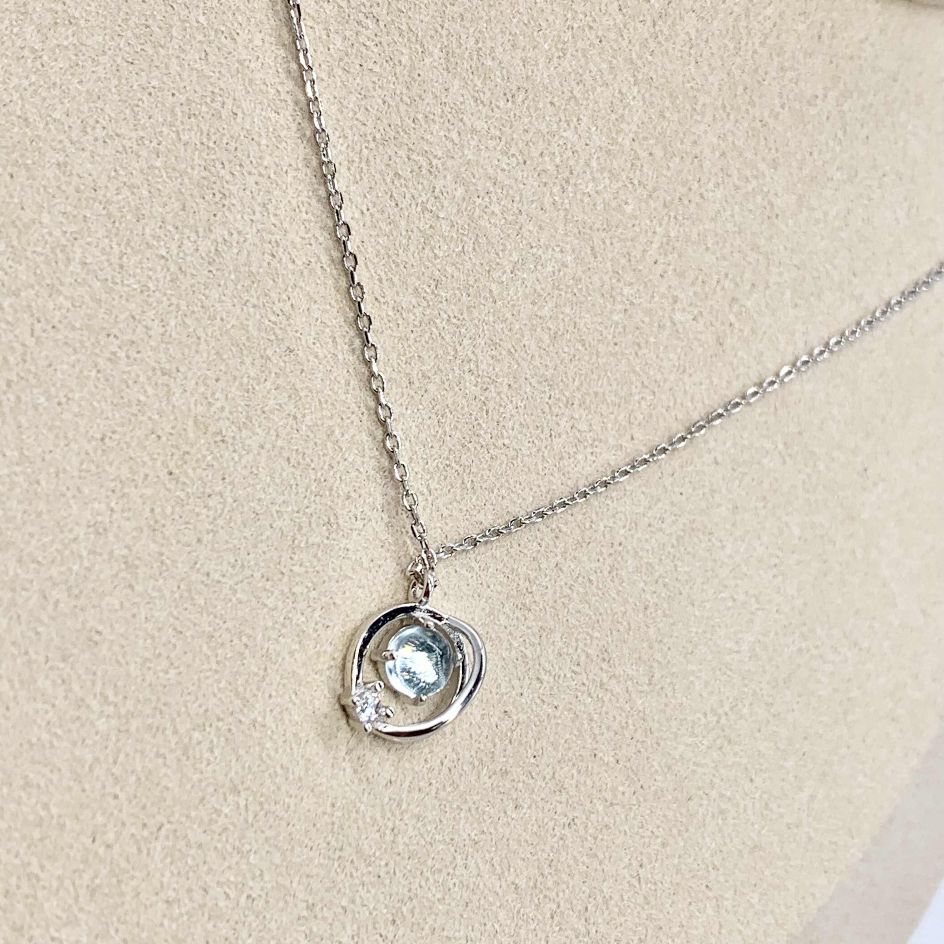 Saturn Planet Out of space Necklace-Premium Real Silver S925