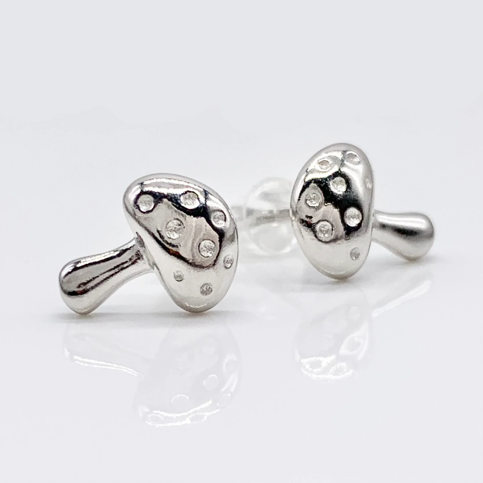 Mushroom Earrings - S925 Silver Earrings for Mushroom lovers