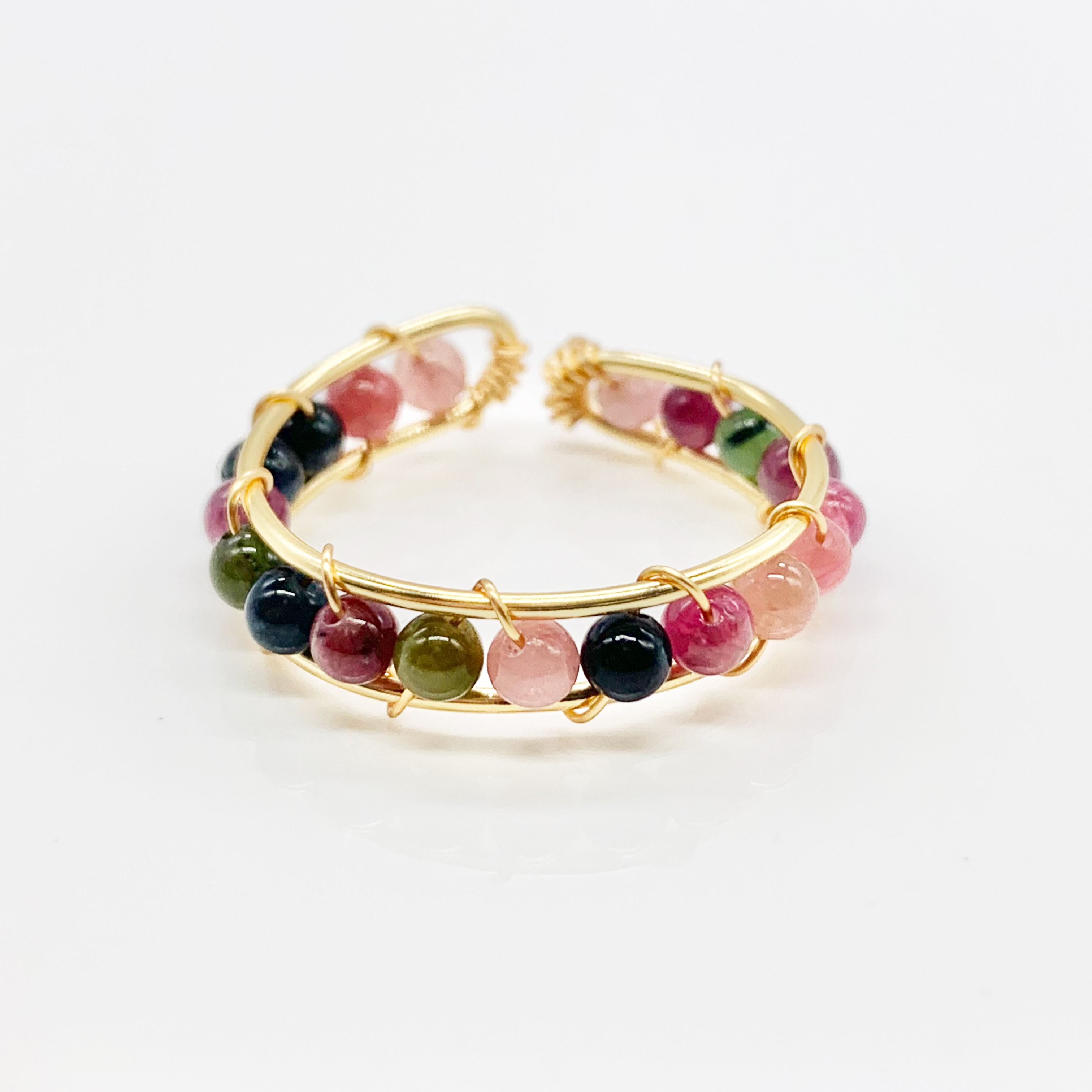 Dainty Colorful Spinner Fidget Ring