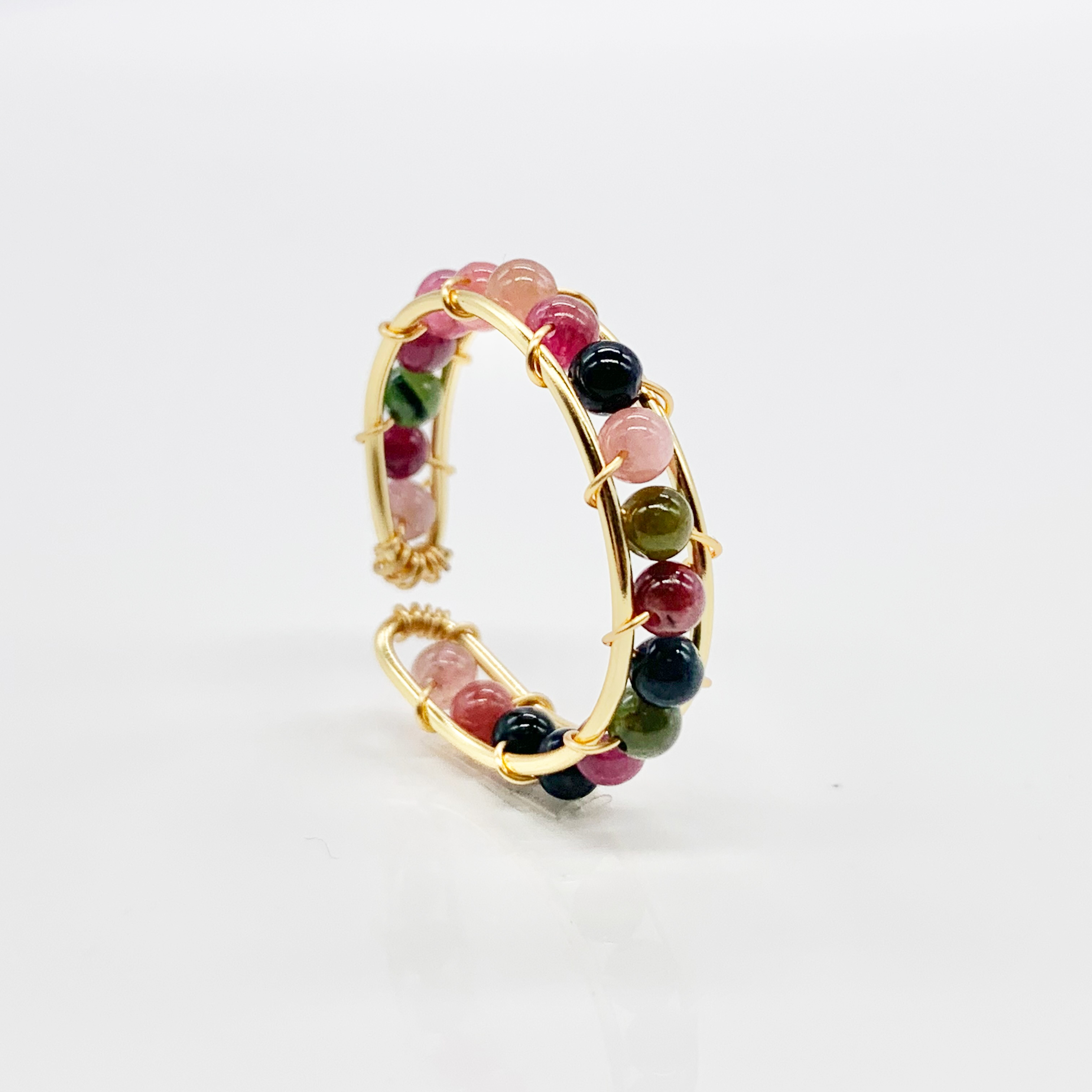 Dainty Colorful Spinner Fidget Ring