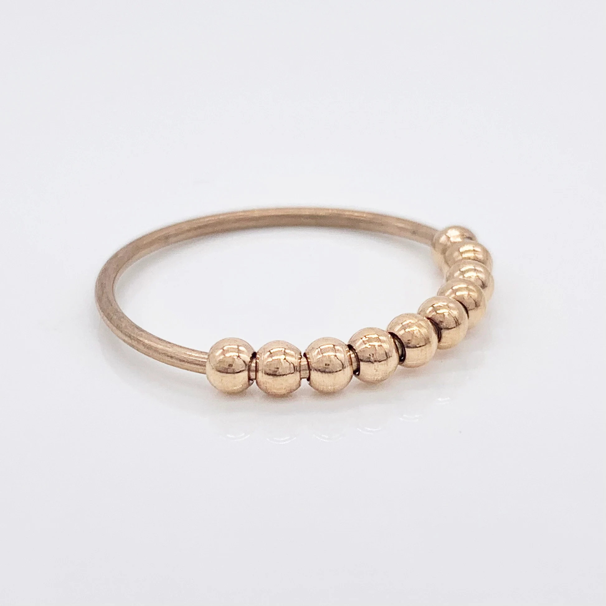 Dainty  Fidget Spinner Ring