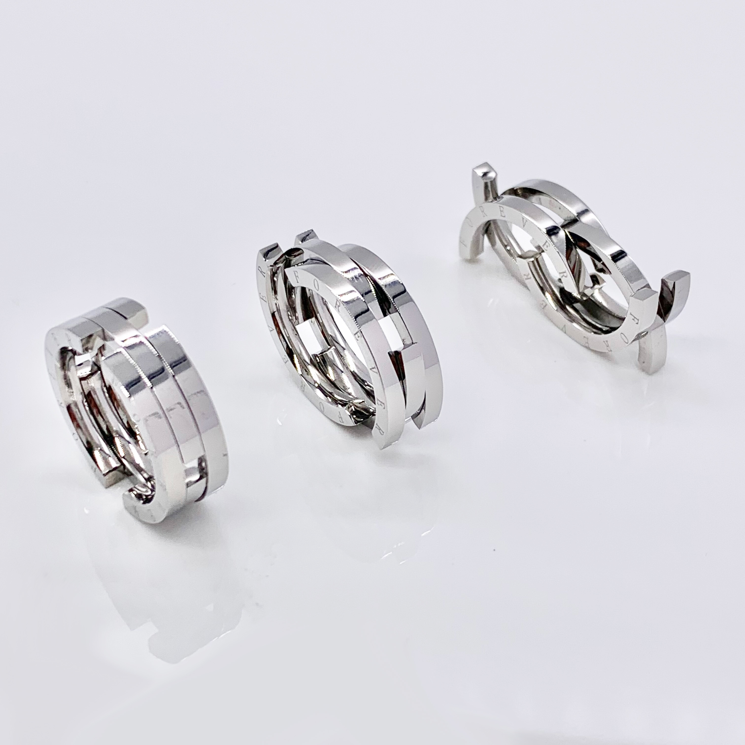 Collapsible Fidget Stainless Steel Ring