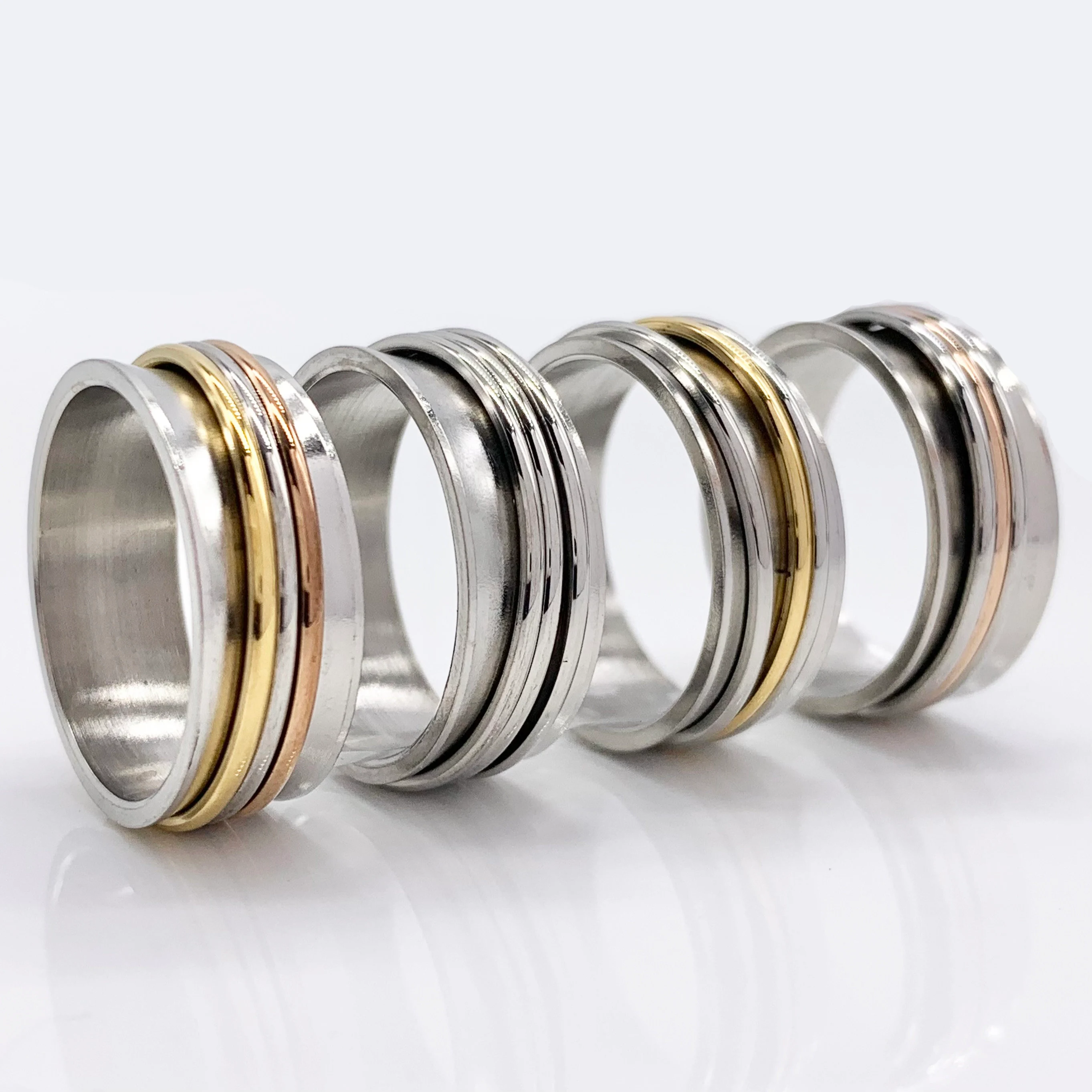 Wide Fidget Spinner Ring