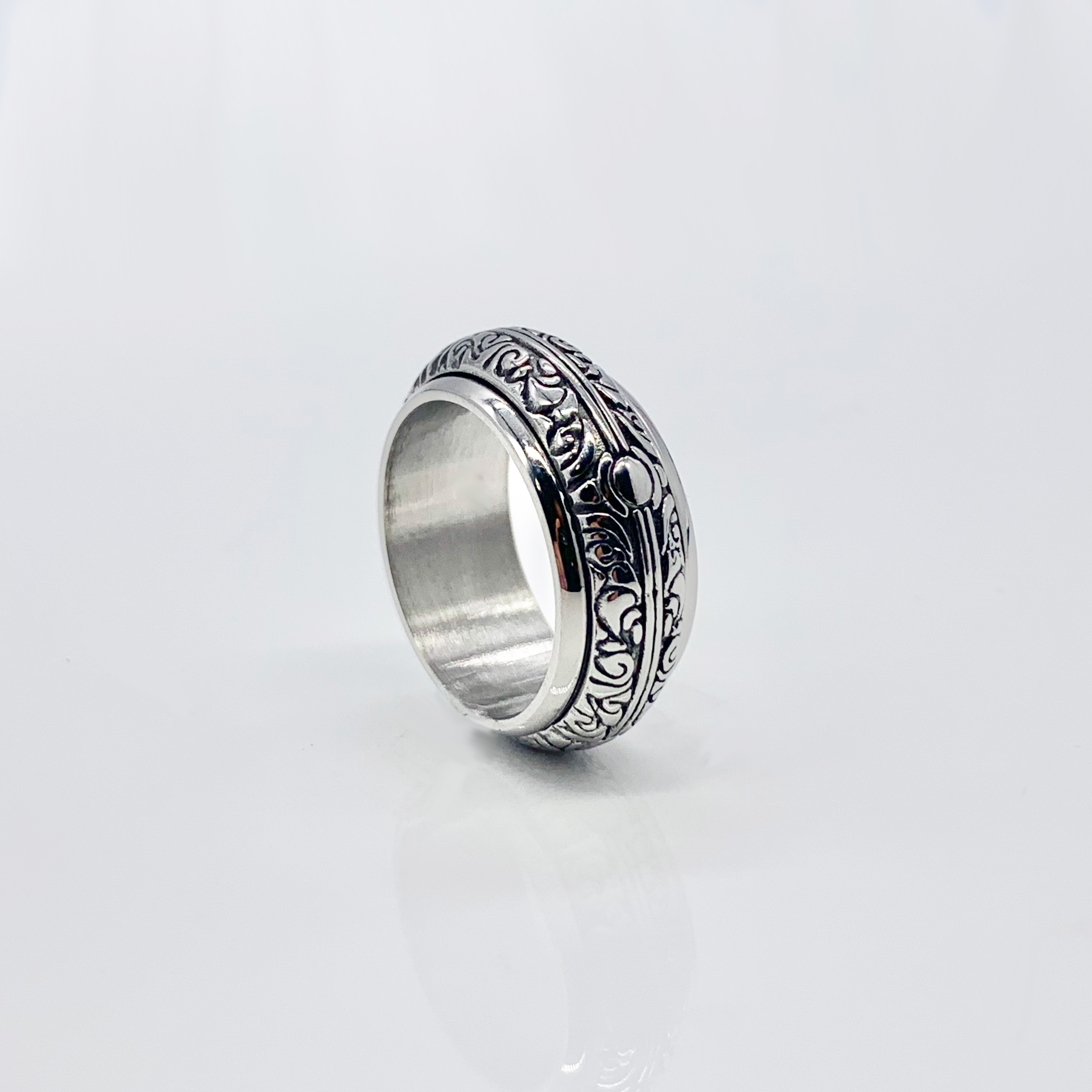 Vintage Fidget Spinner Ring Gold/Silver 