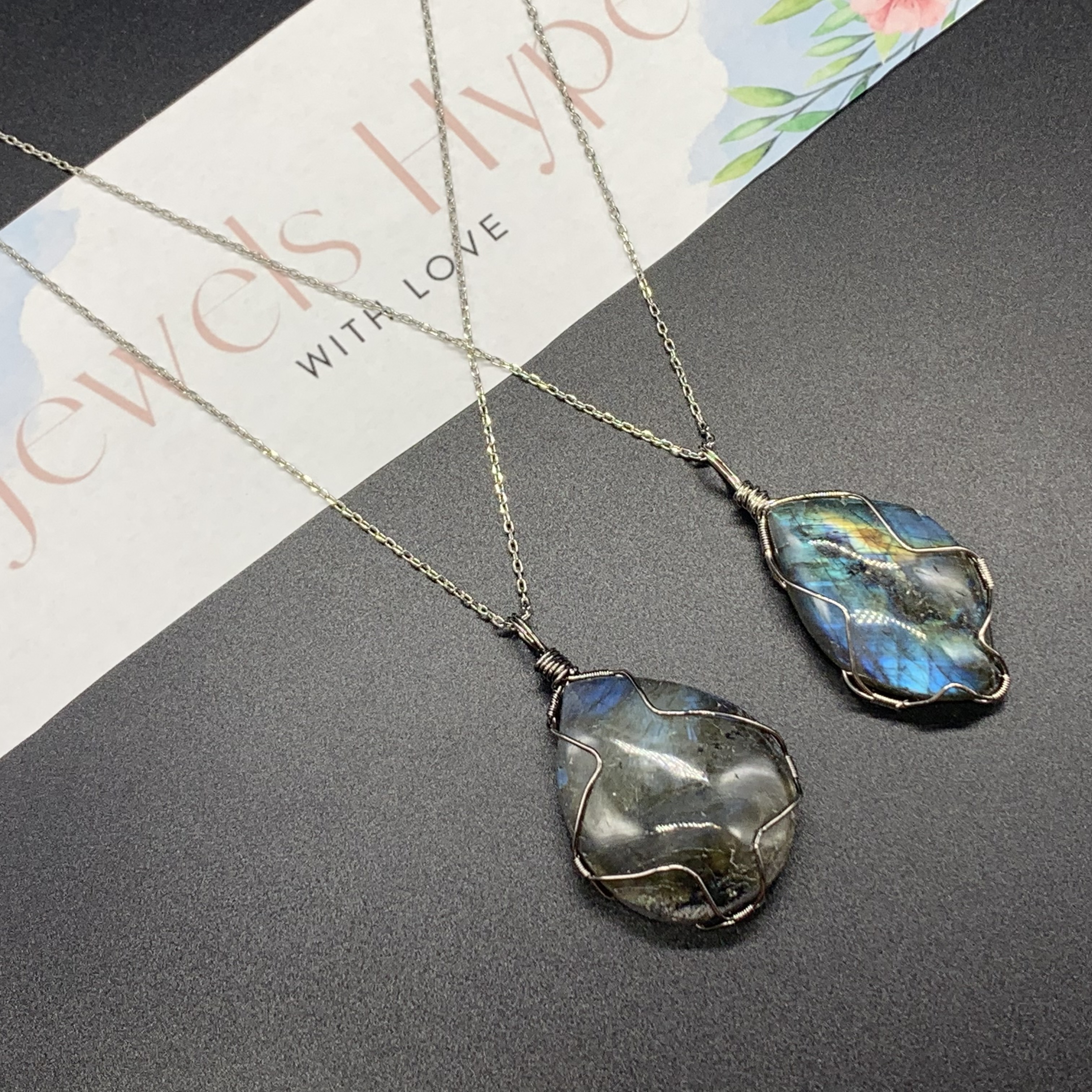 Natural Crystal Gemstone Handmade Necklaces