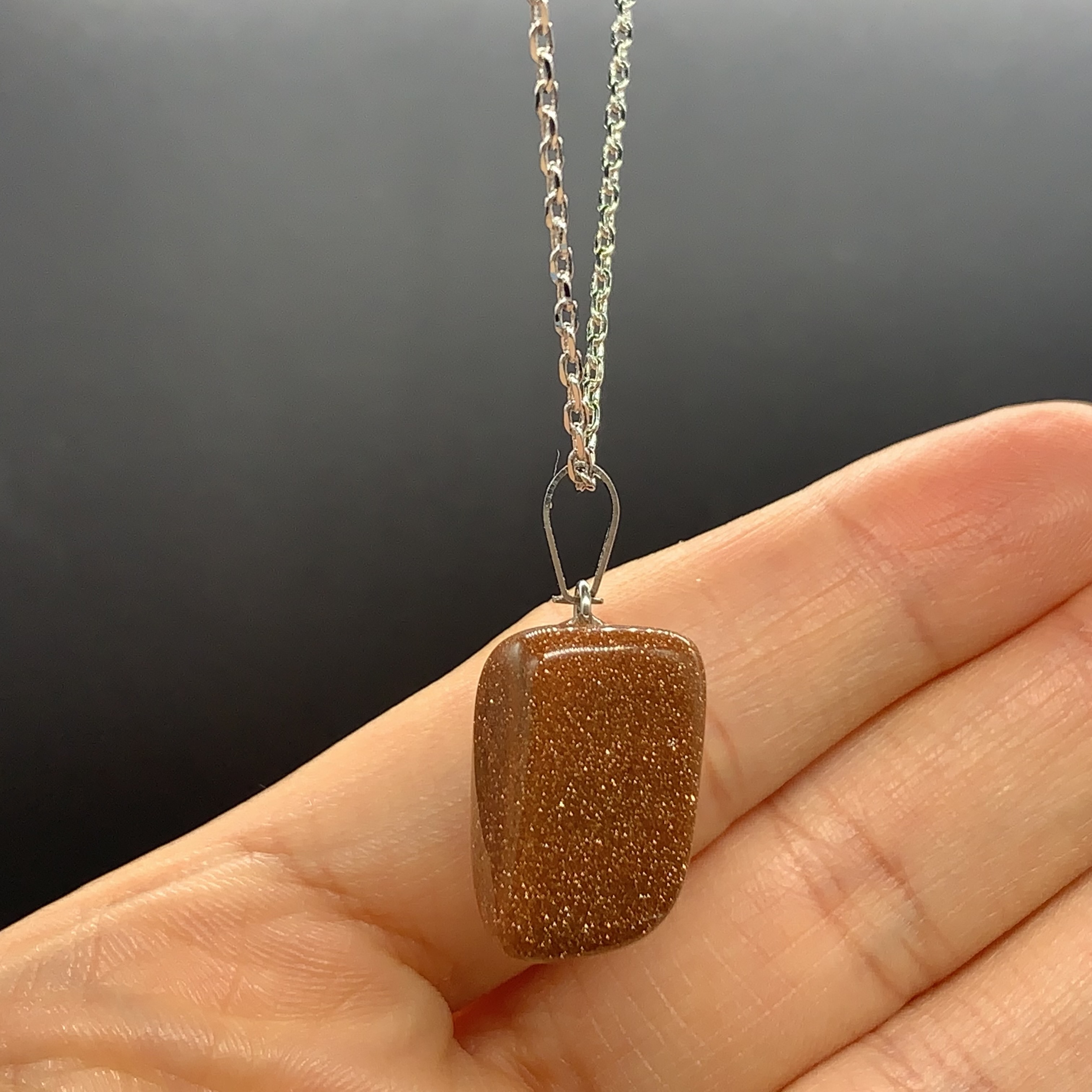 Natural Crystal Gemstone Necklace 