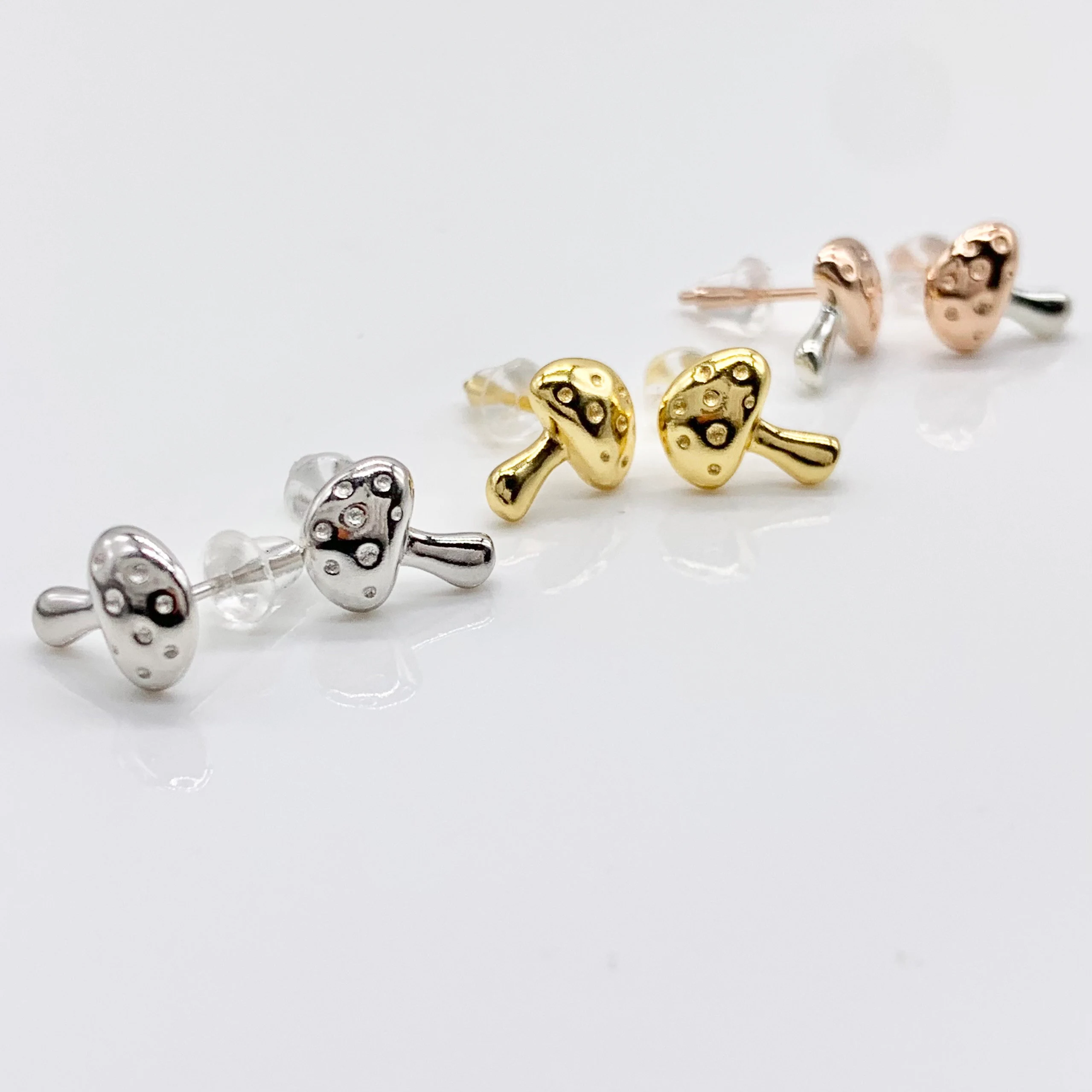 Mushroom Earrings - S925 Silver Earrings for Mushroom lovers