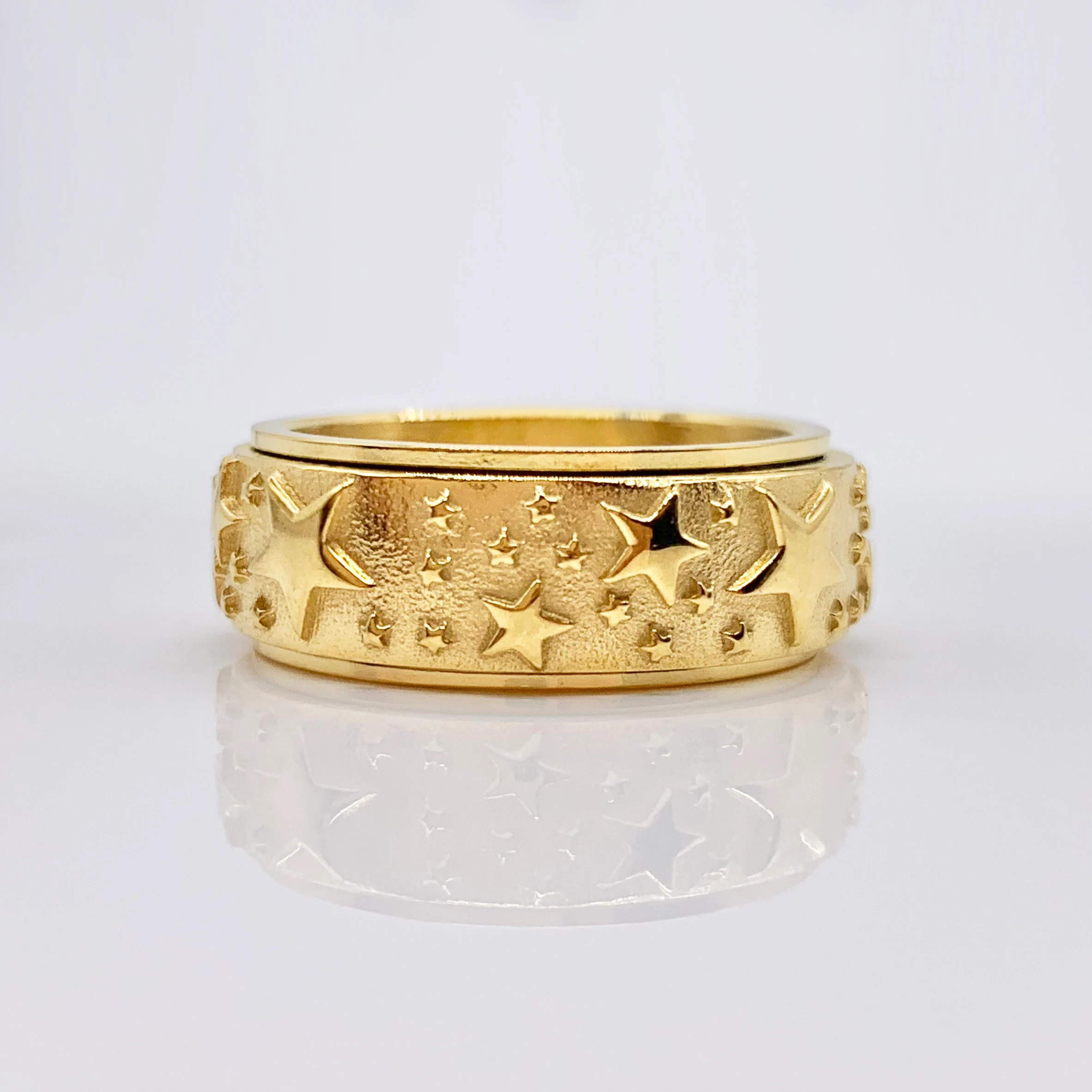 3D Star Spinner Rings - Fidget with Style 