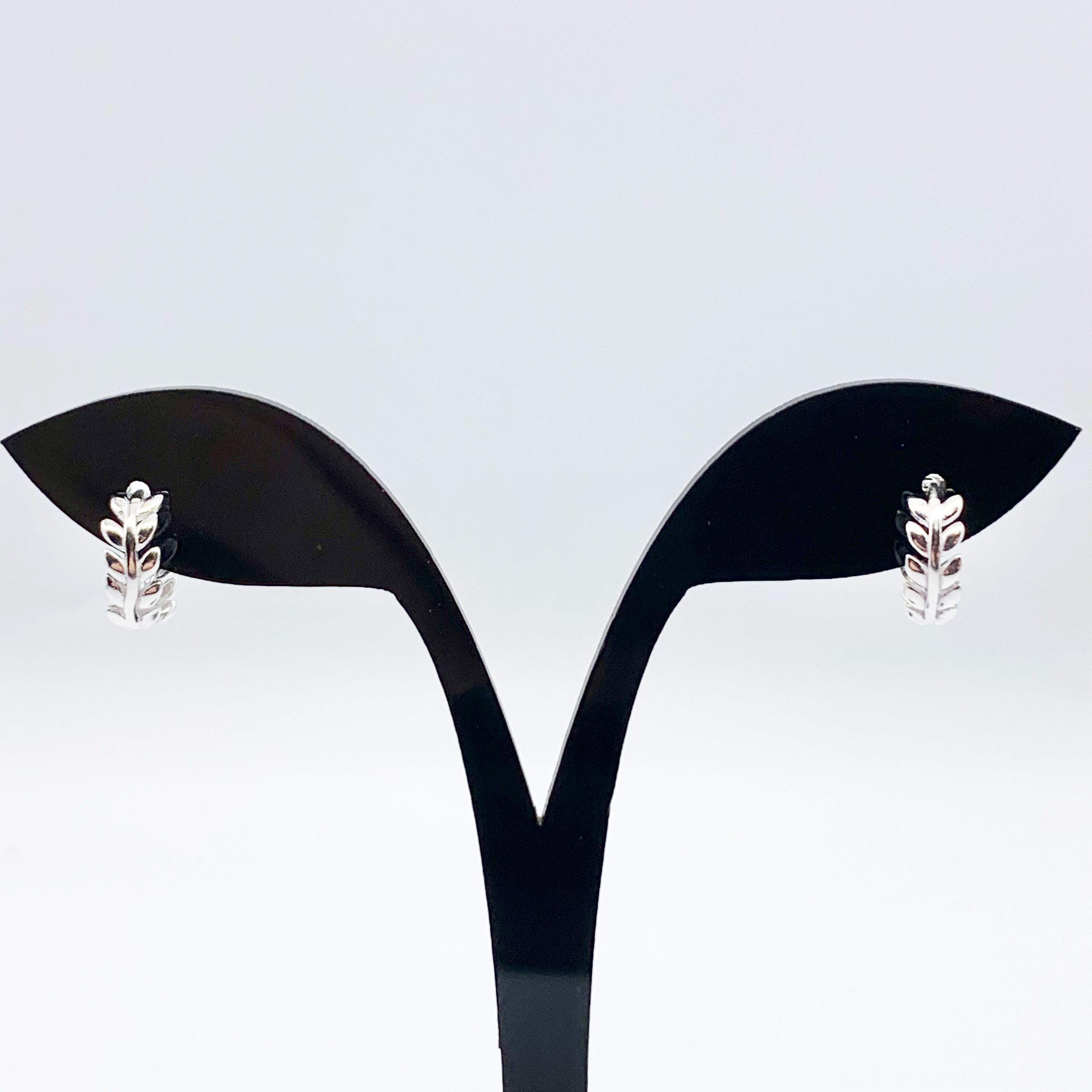 Leaf Earrings - Premium Real Silver S925