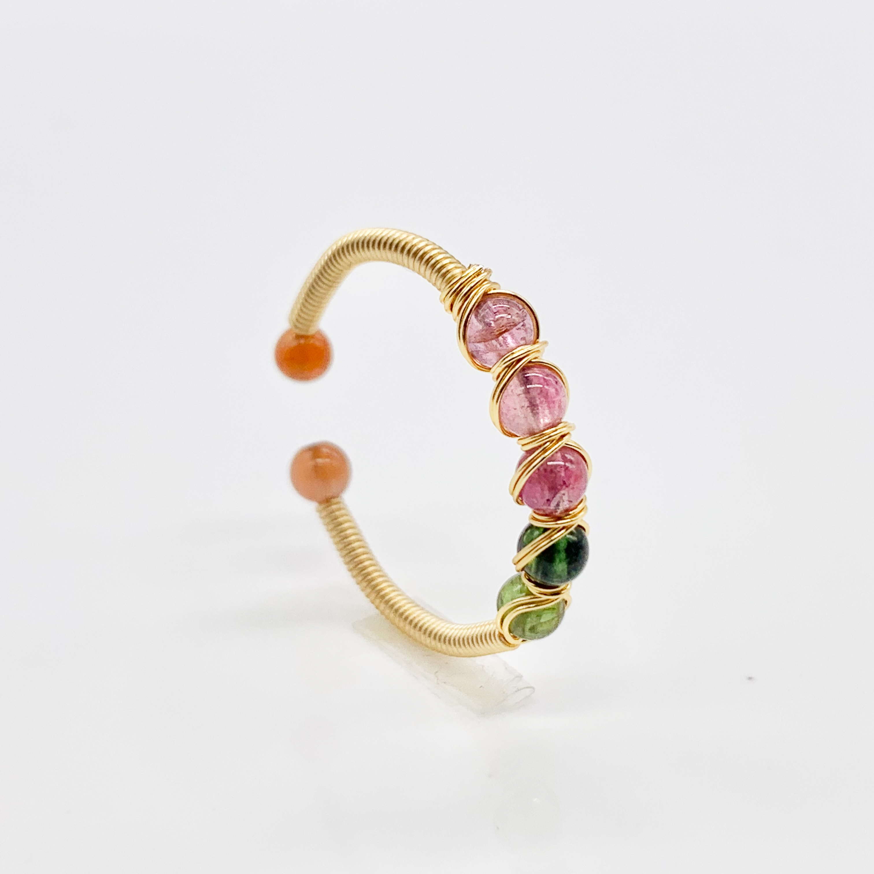 Dainty Colorful Spinner Fidget Ring