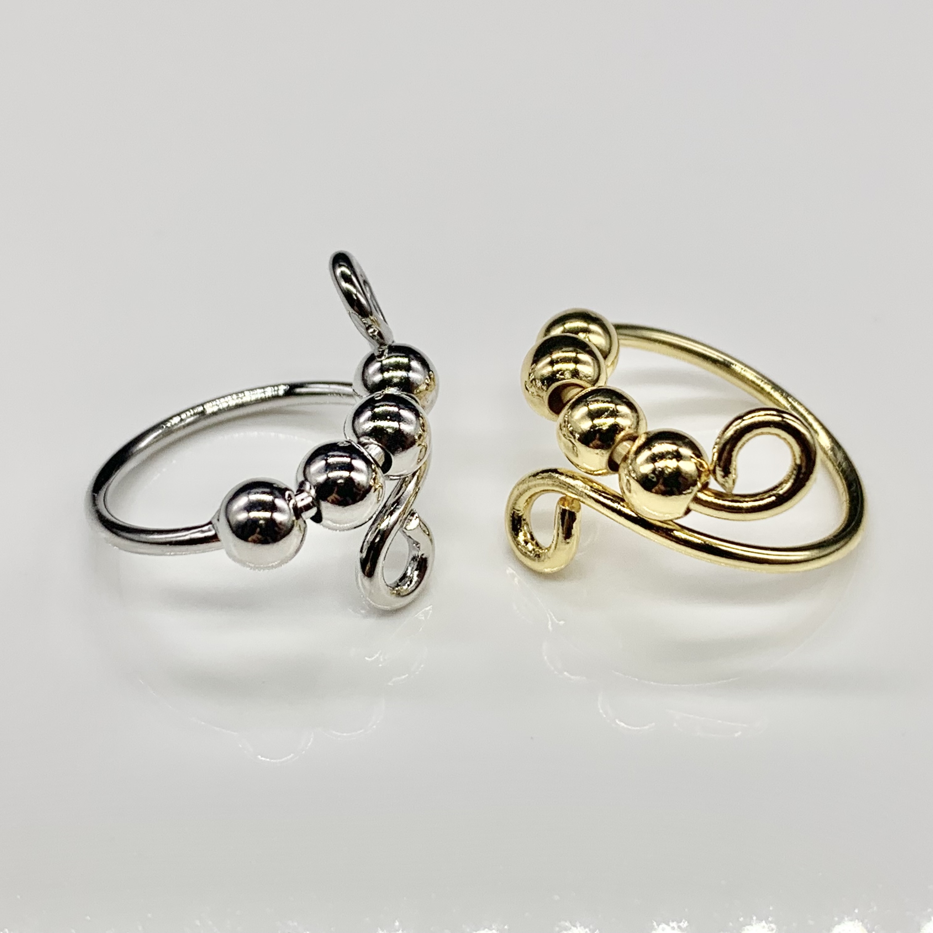 Dainty Fidget Spinner Ring