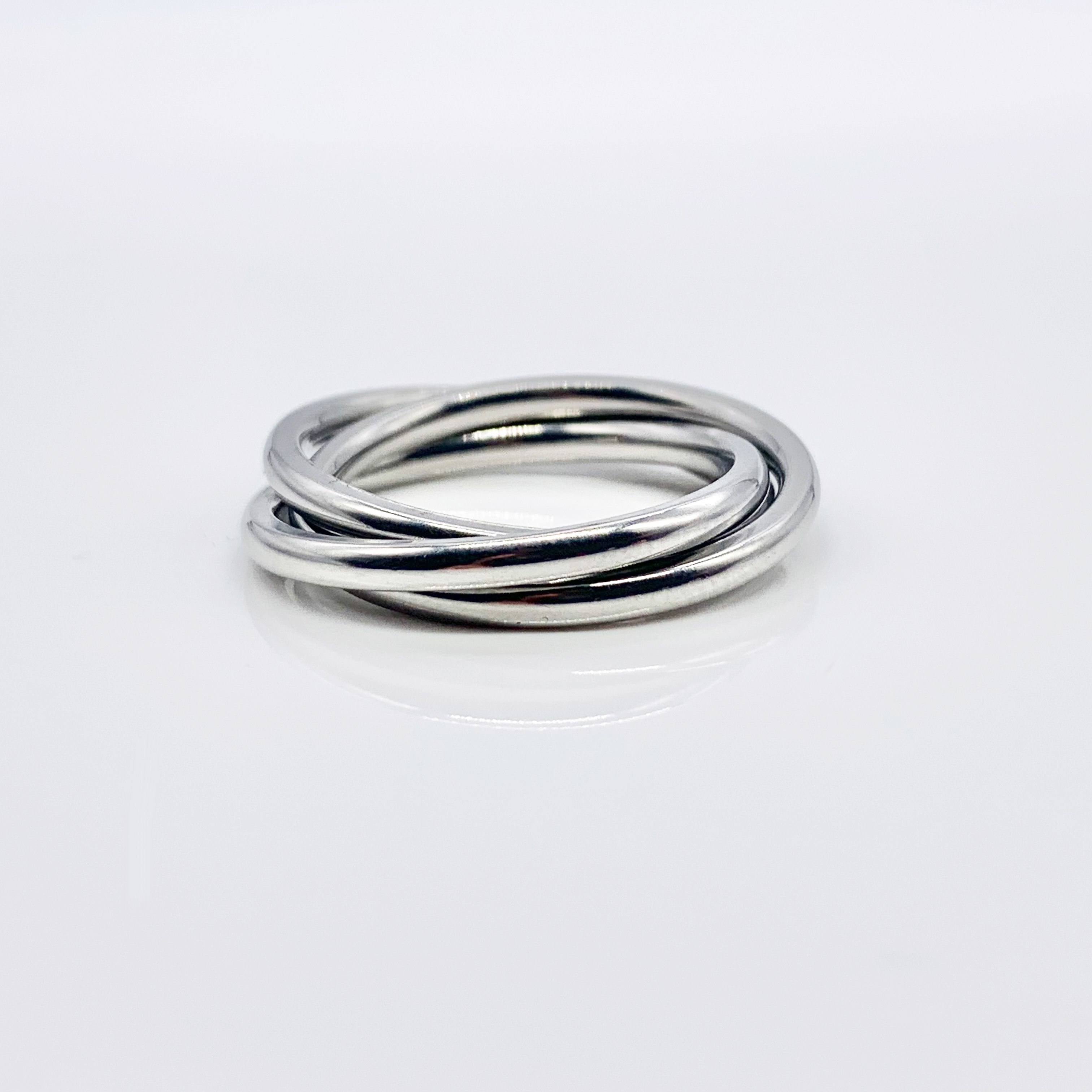 Unique Mix silver-Gold-Rose Gold / Silver Fidget Spinner Ring 